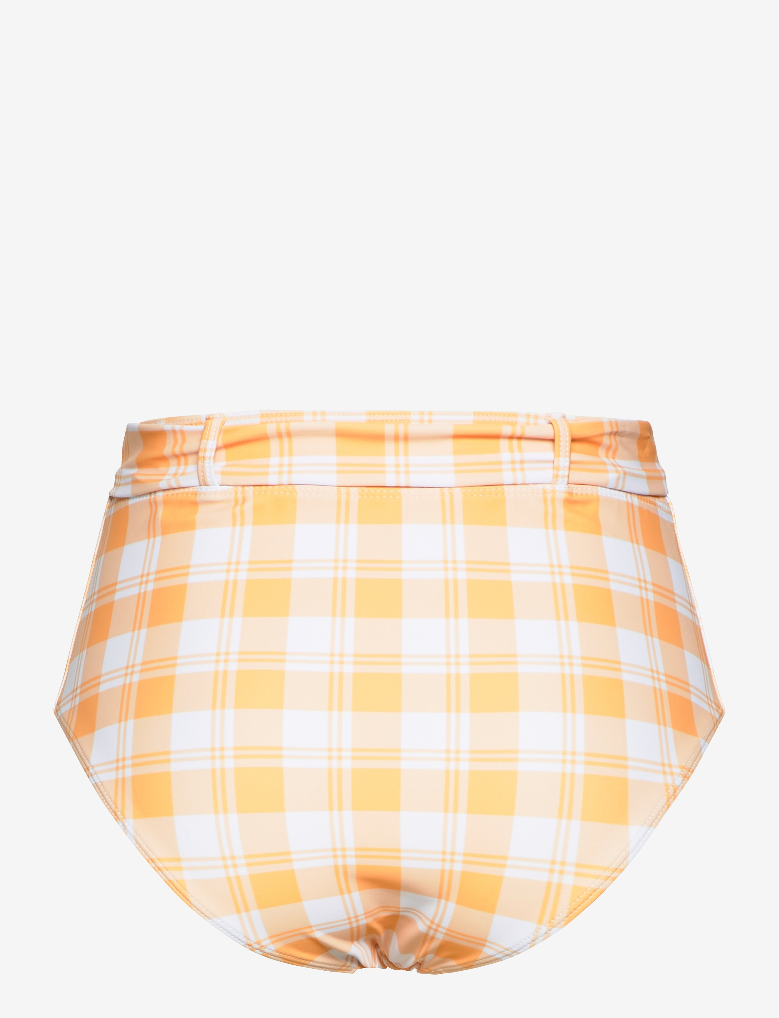 Faithfull The Brand - Lavande Bottoms - bas de maillot taille haute - ligne check print - 1