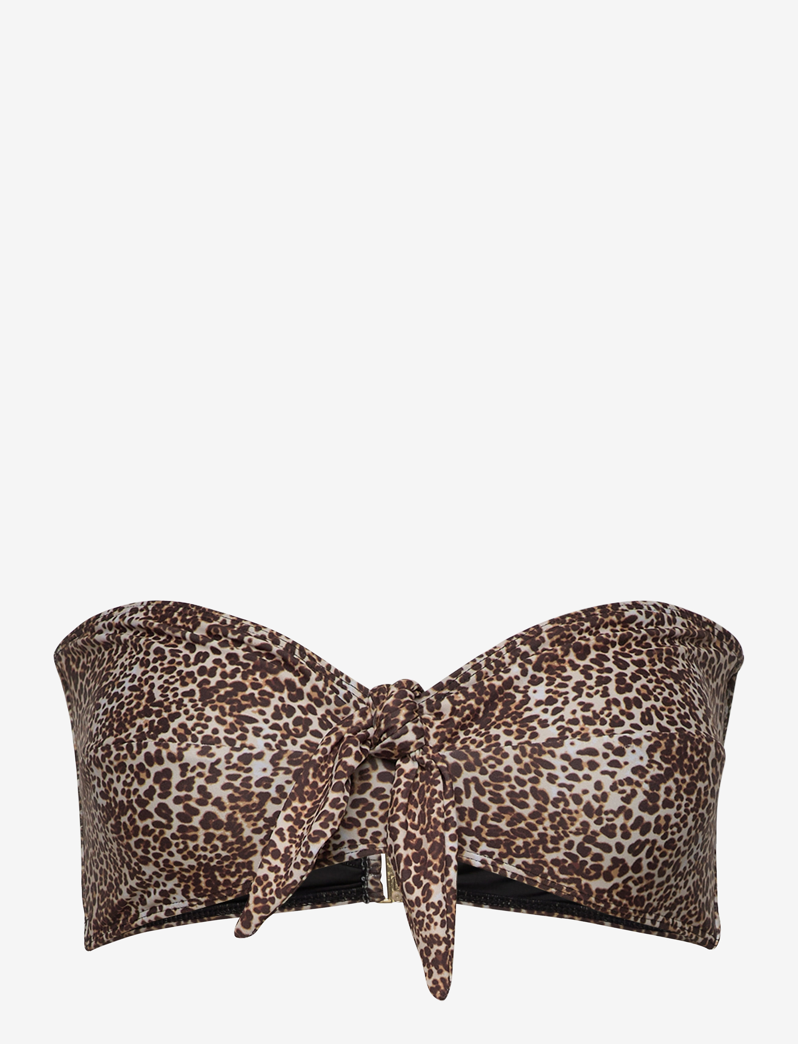 Faithfull The Brand Tropez Top - Bandeau bikini - CHARLIE LEOPARD PRINT / brown