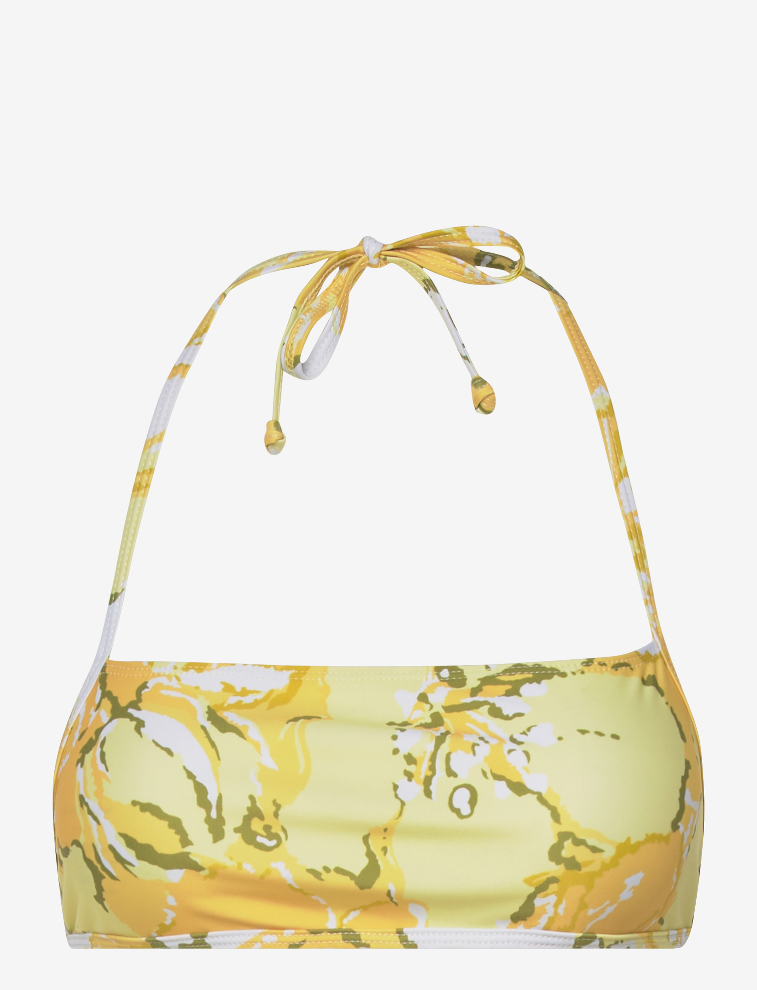 Faithfull The Brand ISA BIKINI TOP - Bandeau bikini - LORETTA FLORAL PRINT / yellow