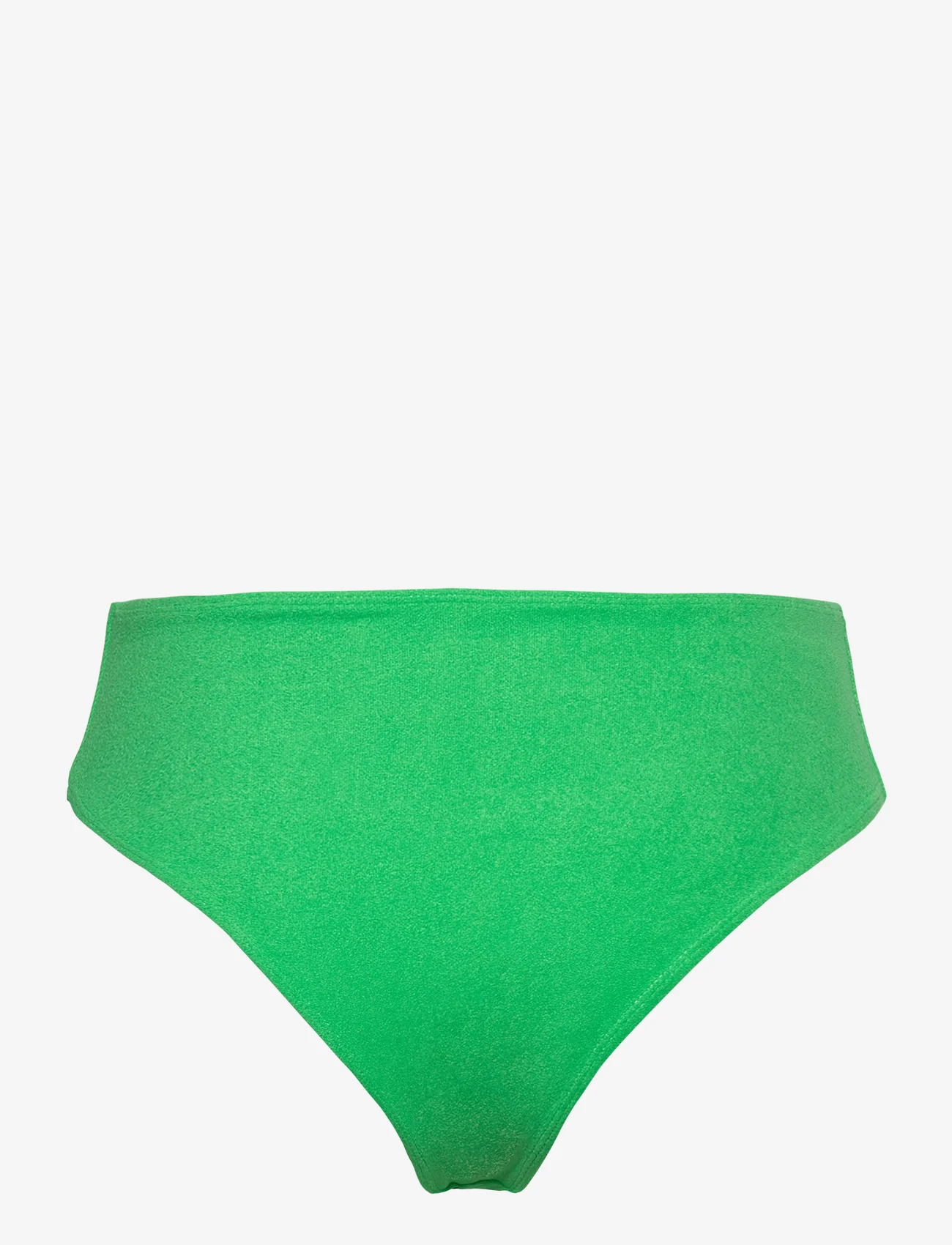 Faithfull The Brand - CHANIA BIKINI BOTTOMS - kõrge pihaga bikiinid - plain green towelling - 1