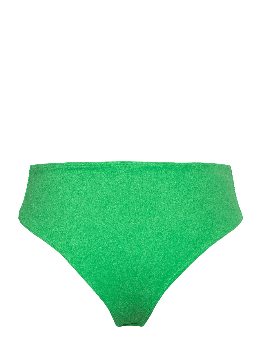 Faithfull The Brand - CHANIA BIKINI BOTTOMS - bas de maillot taille haute - plain green towelling - 2
