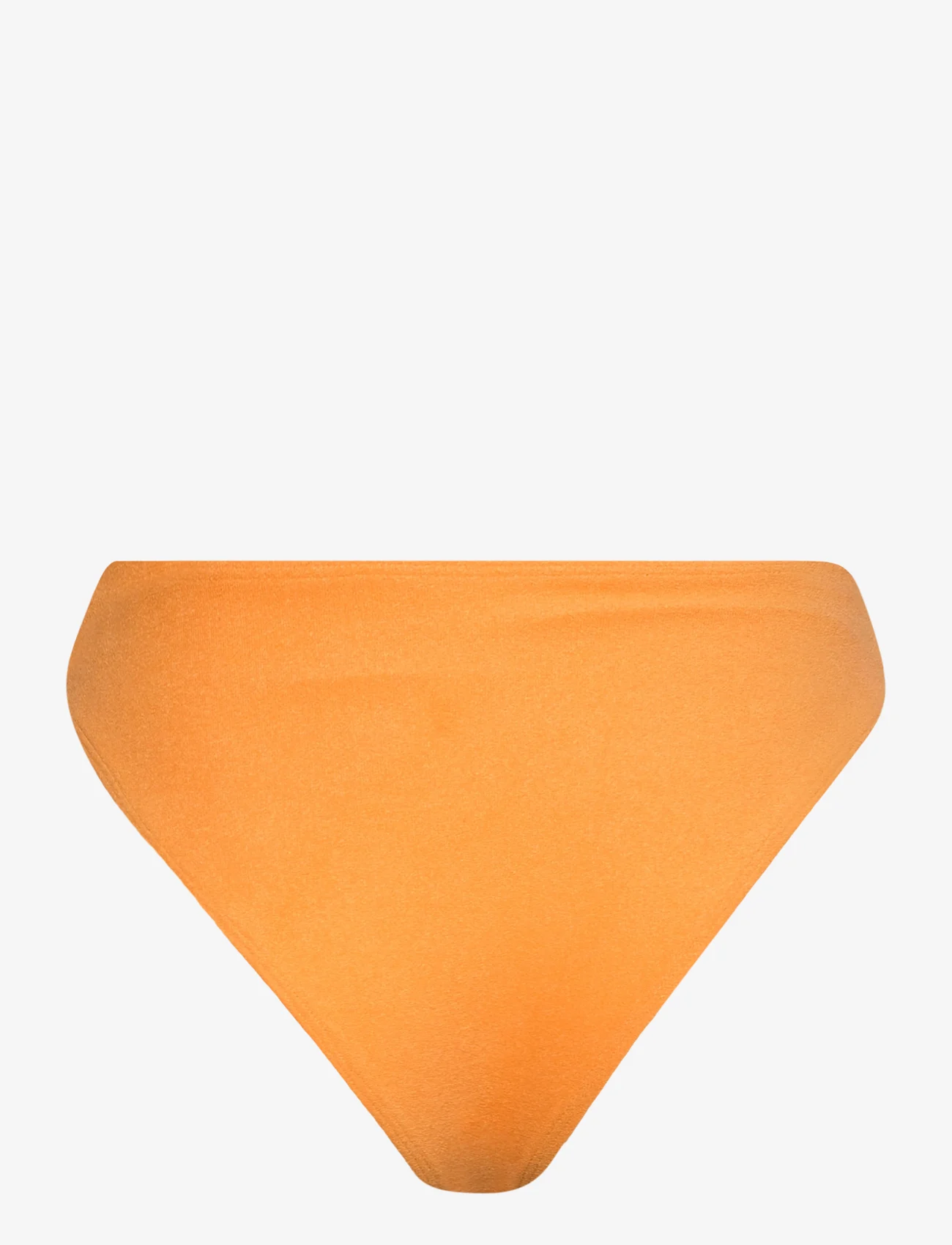 Faithfull The Brand - DYLLA BIKINI BOTTOMS - bikinio kelnaitės aukštu liemeniu - plain orange towelling - 1