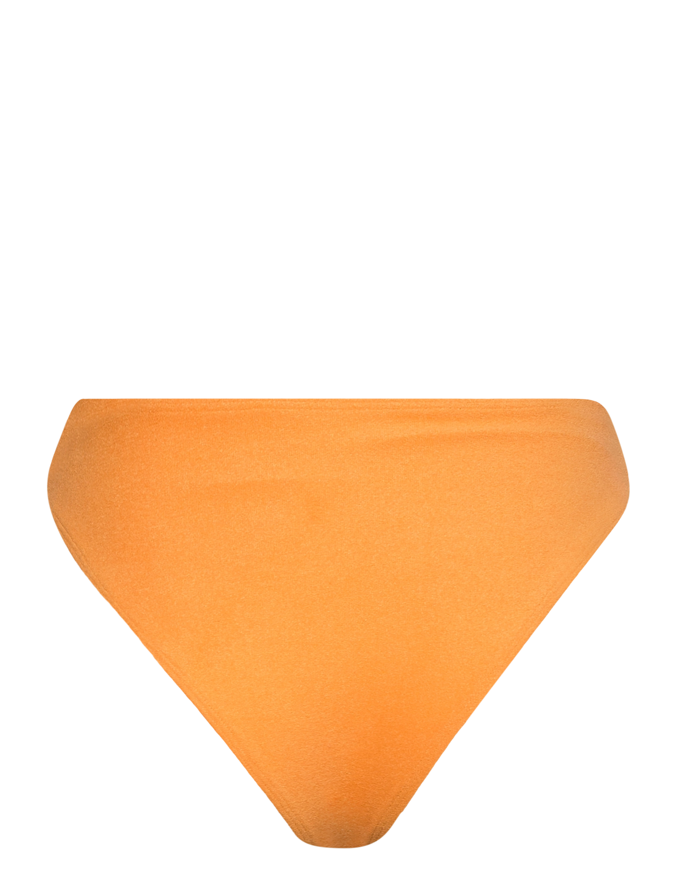 Faithfull The Brand - DYLLA BIKINI BOTTOMS - højtaljede bikinitrusser - plain orange towelling - 2