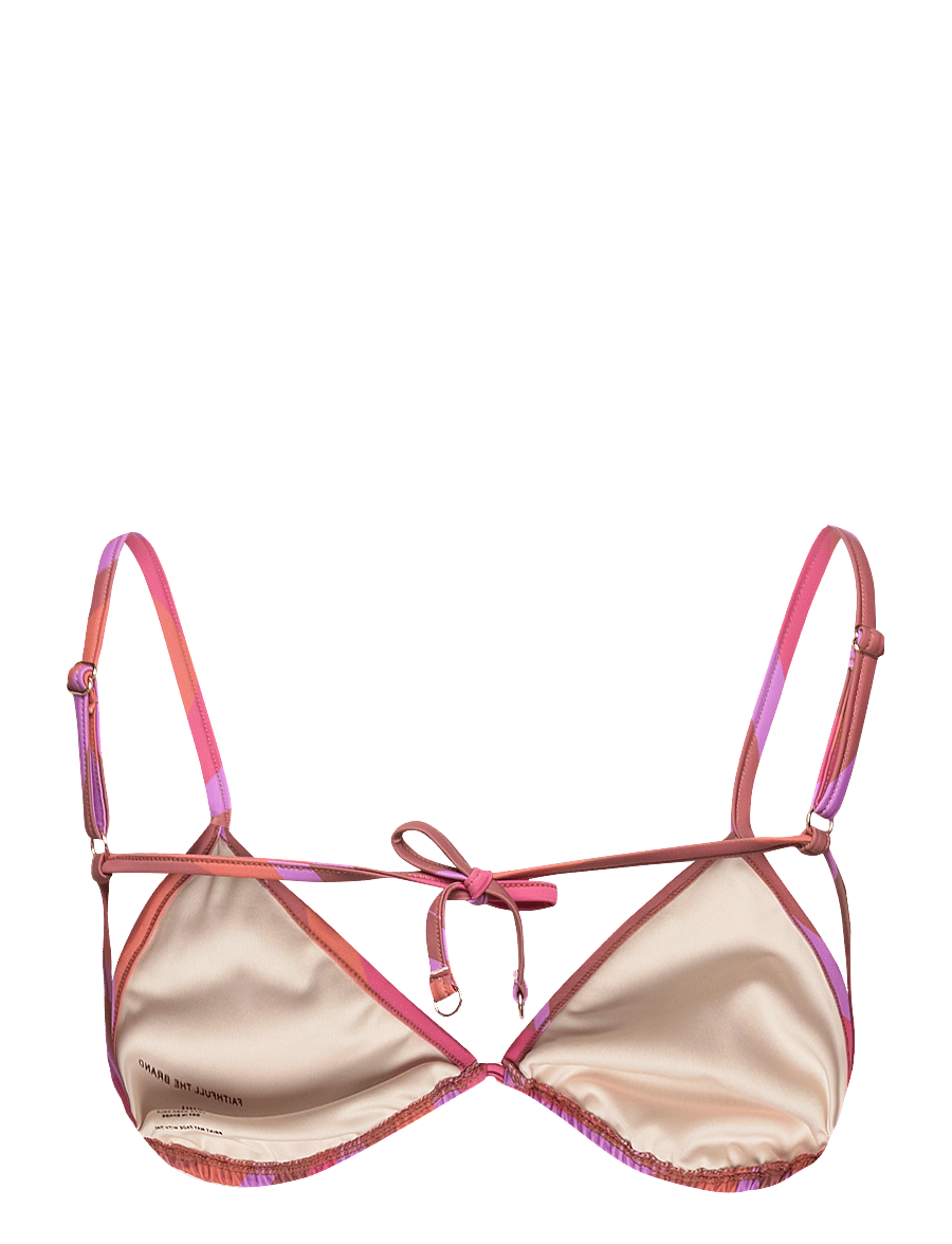 Faithfull The Brand - IZZI BIKINI TOP - trikampio formos bikinio liemenėlės - la condesa print - 2