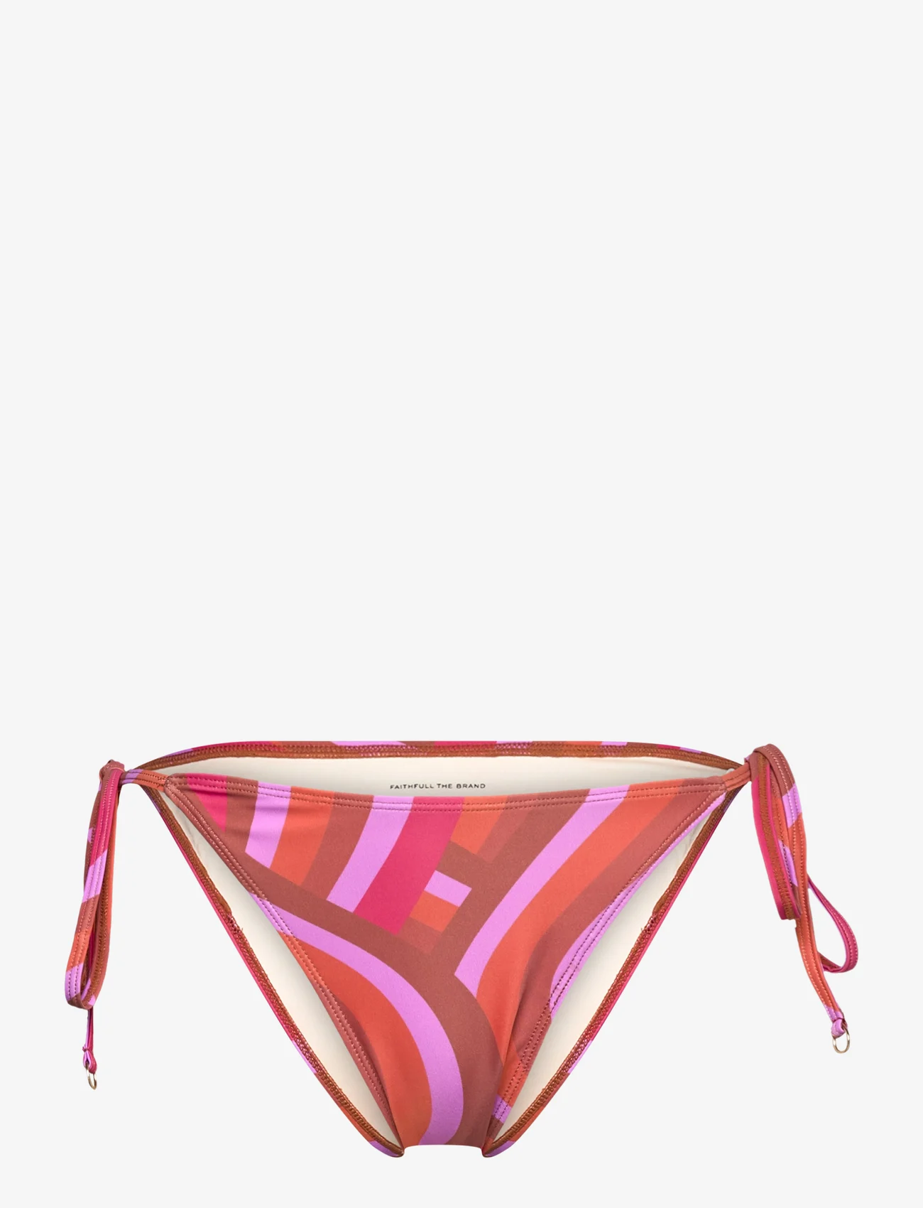 Faithfull The Brand - LEO BIKINI BOTTOMS - bikini ar sānu aukliņām - la condesa print - 0