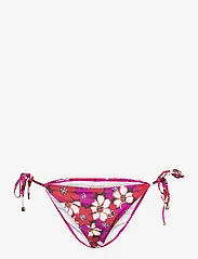 Faithfull The Brand - LEO BIKINI BOTTOMS - bikini z wiązaniami po bokach - li reni floral print-fuchsia - 0
