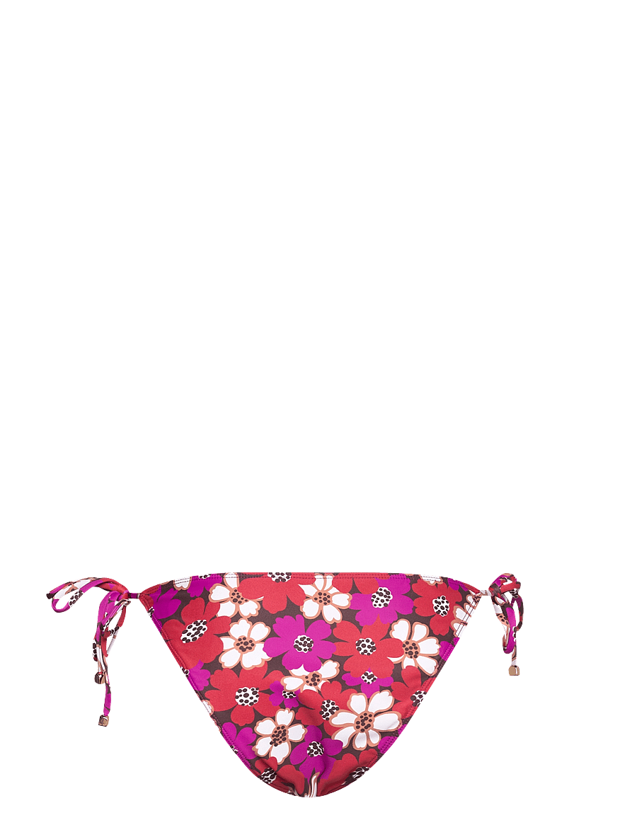 Faithfull The Brand - LEO BIKINI BOTTOMS - bikinis mit seitenbändern - li reni floral print-fuchsia - 2