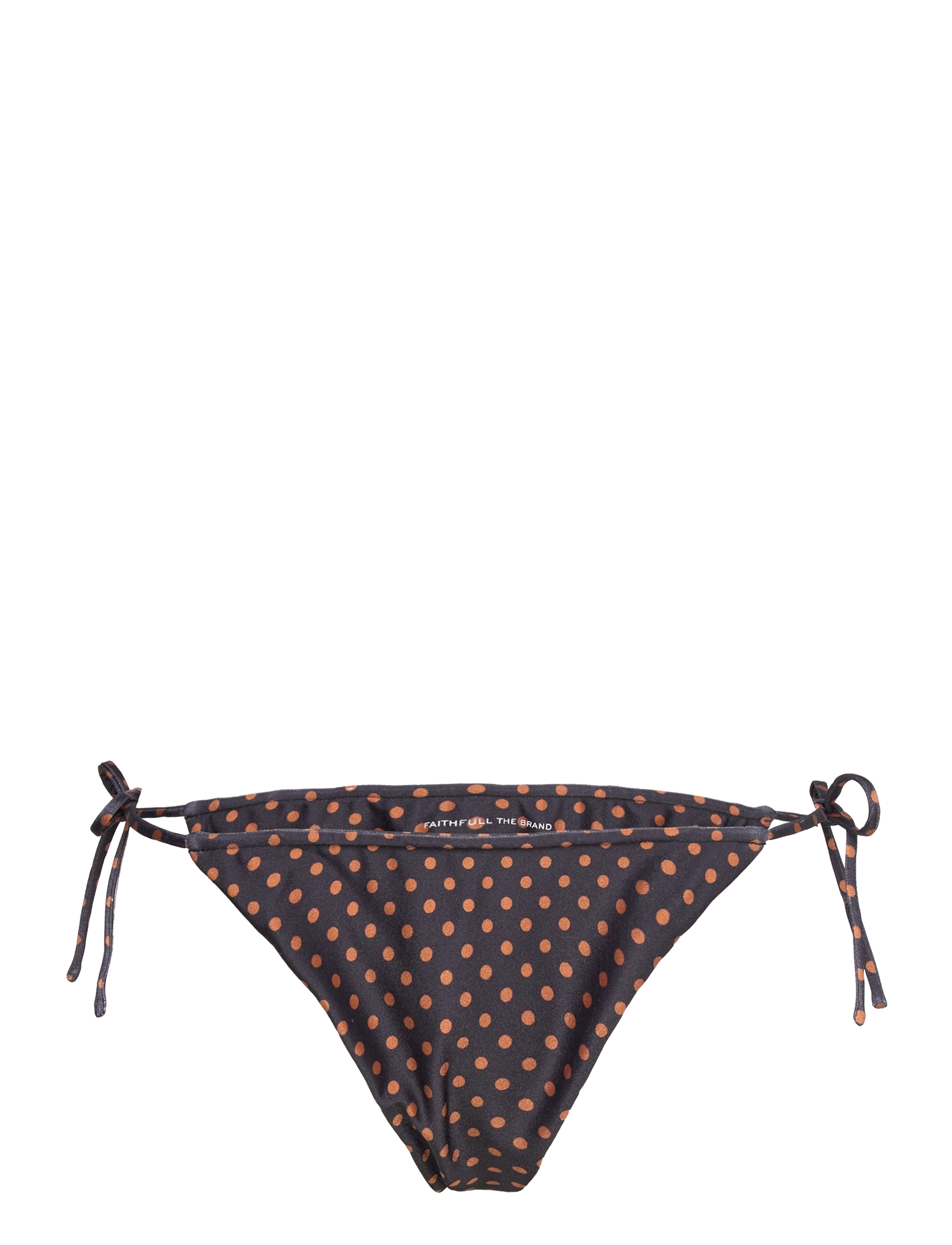 Faithfull The Brand Ludici Bikini Bottoms, Bindebånds Bikiniunderdel, Navy, Str: L