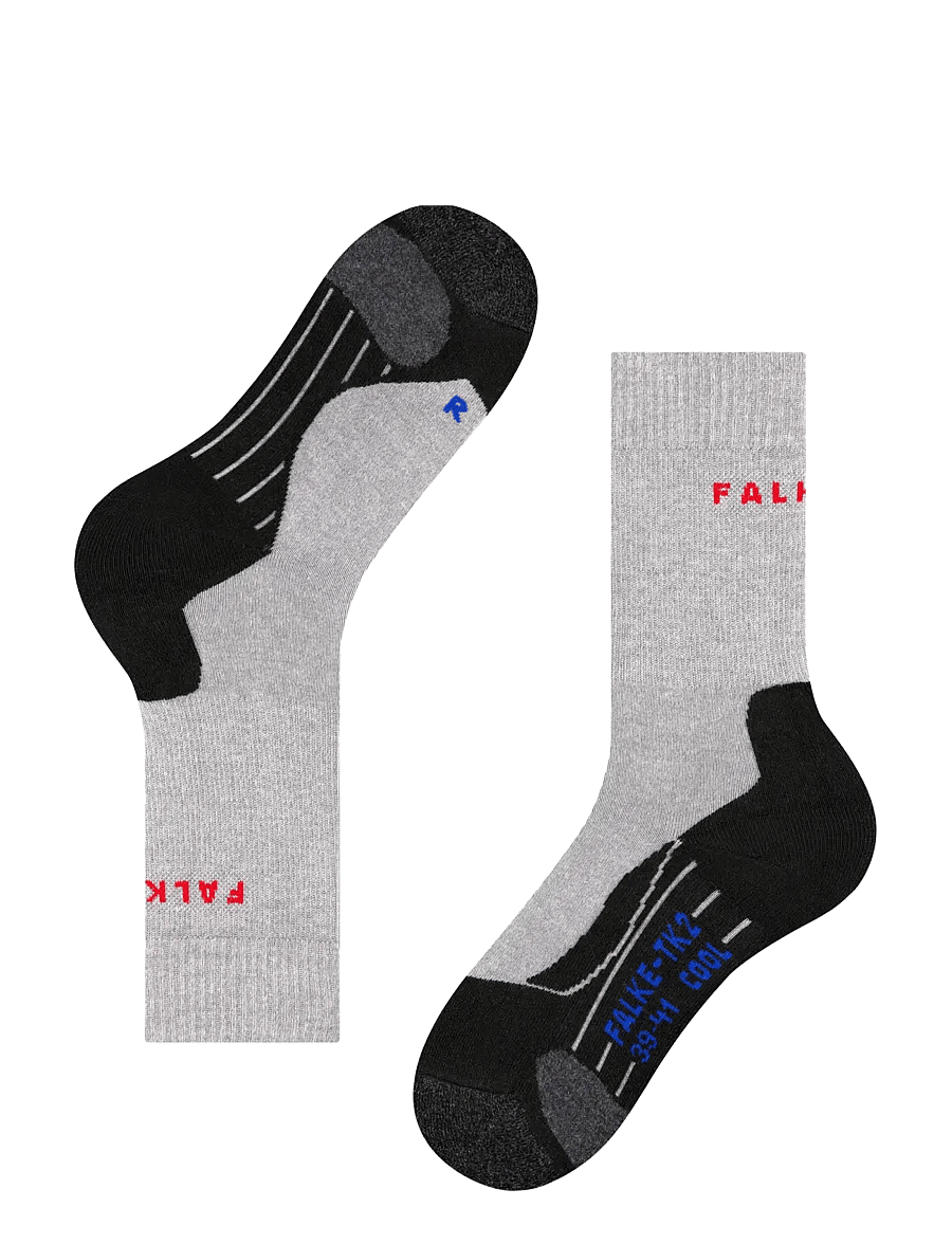 Falke Sport - TK2 Cool Trekking medium-cushioned - aluspesu ja sokid - light grey - 4