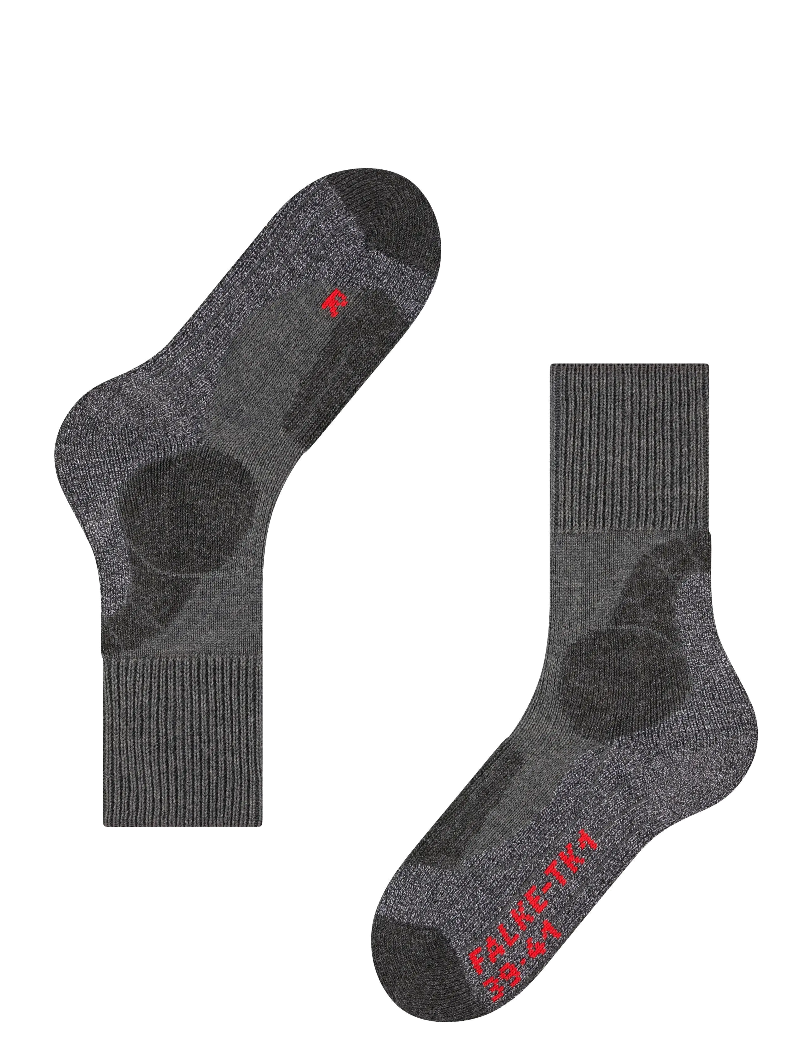 Falke Sport - TK1 Trekking Extra-strong-cushioned - bielizna i skarpetki - asphalt mel. - 3