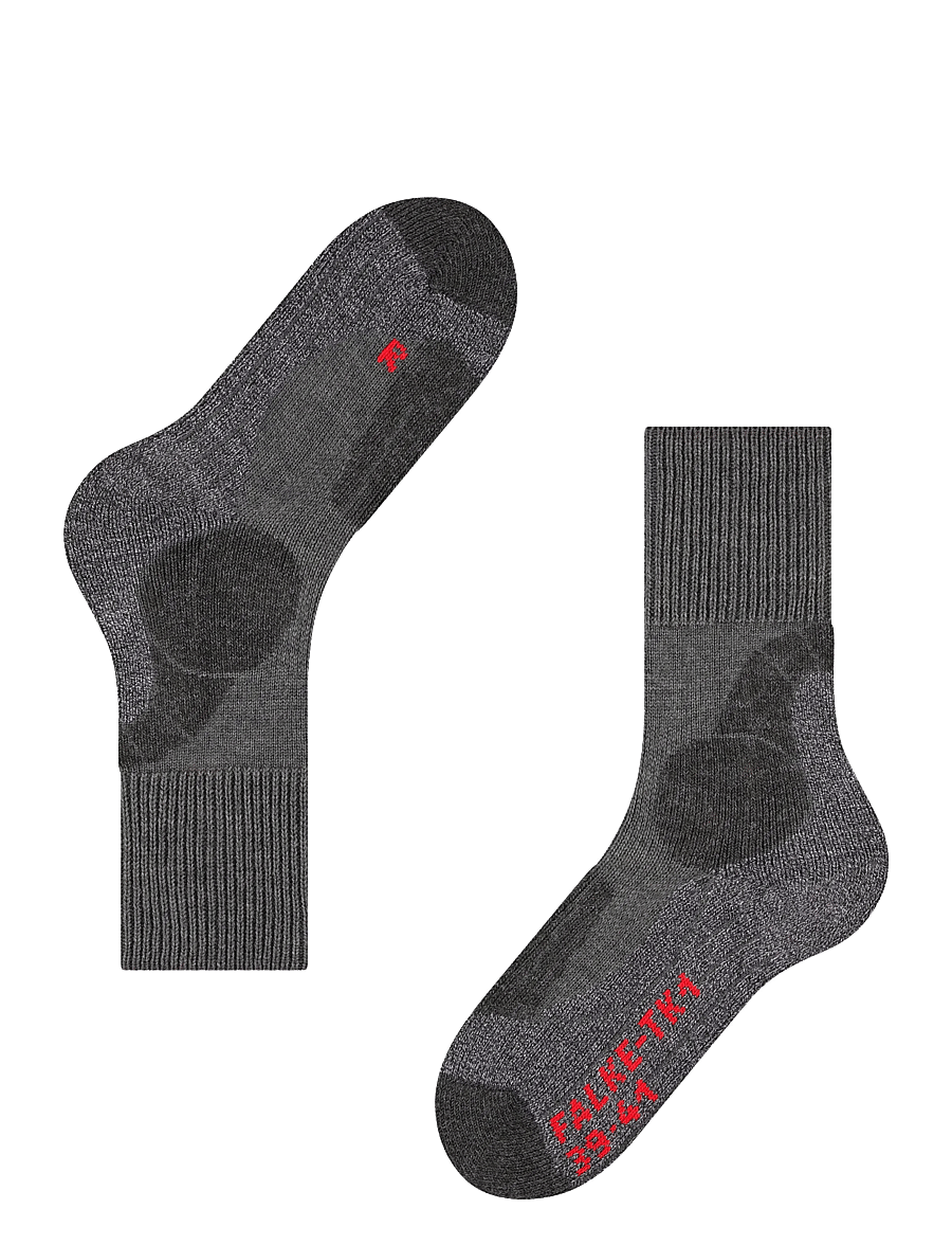 Falke Sport - TK1 Trekking Extra-strong-cushioned - bielizna i skarpetki - asphalt mel. - 3