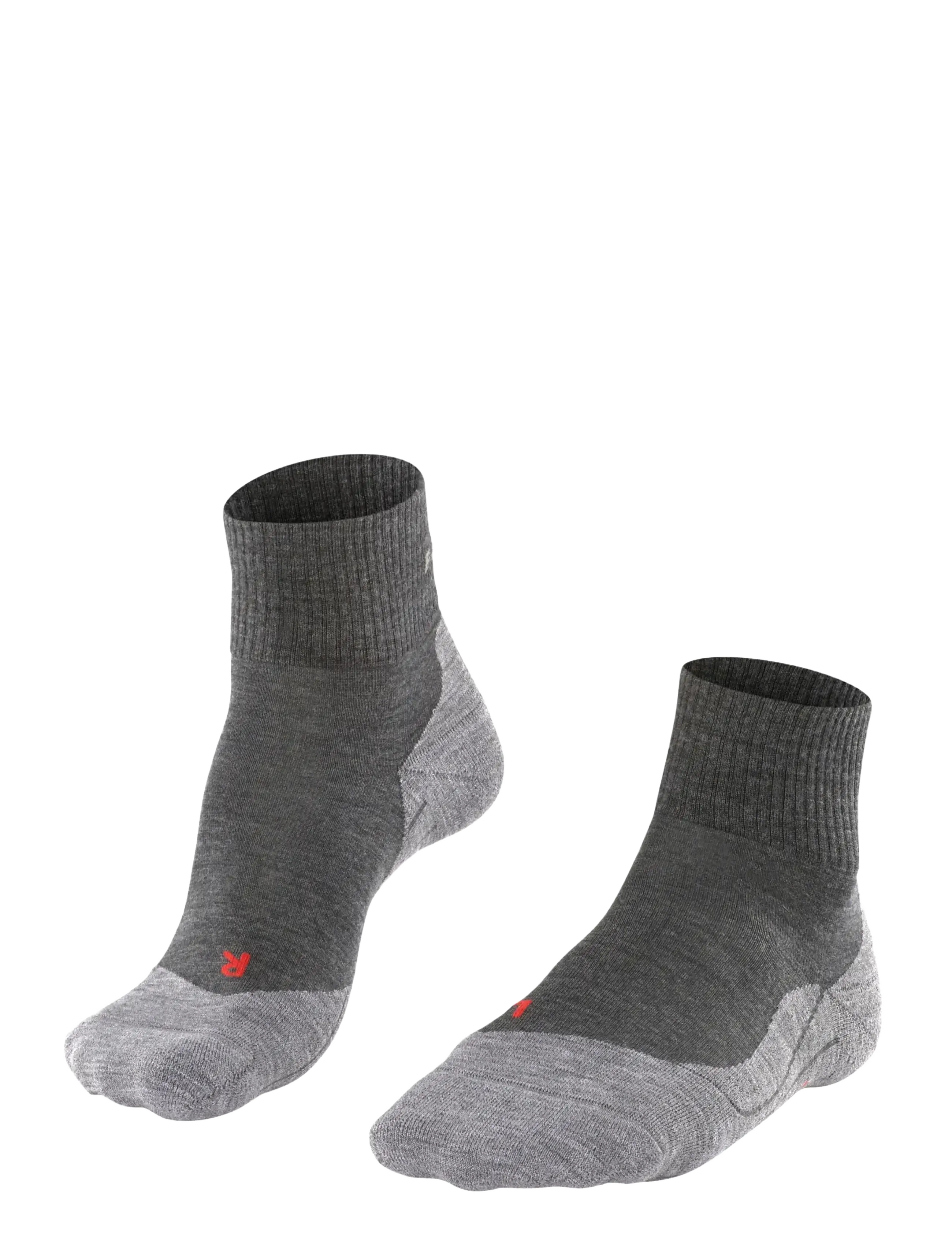 Falke Sport TK5 Short Trekking Light-cushioned - Unterwäsche - ASPHALT MEL. / black