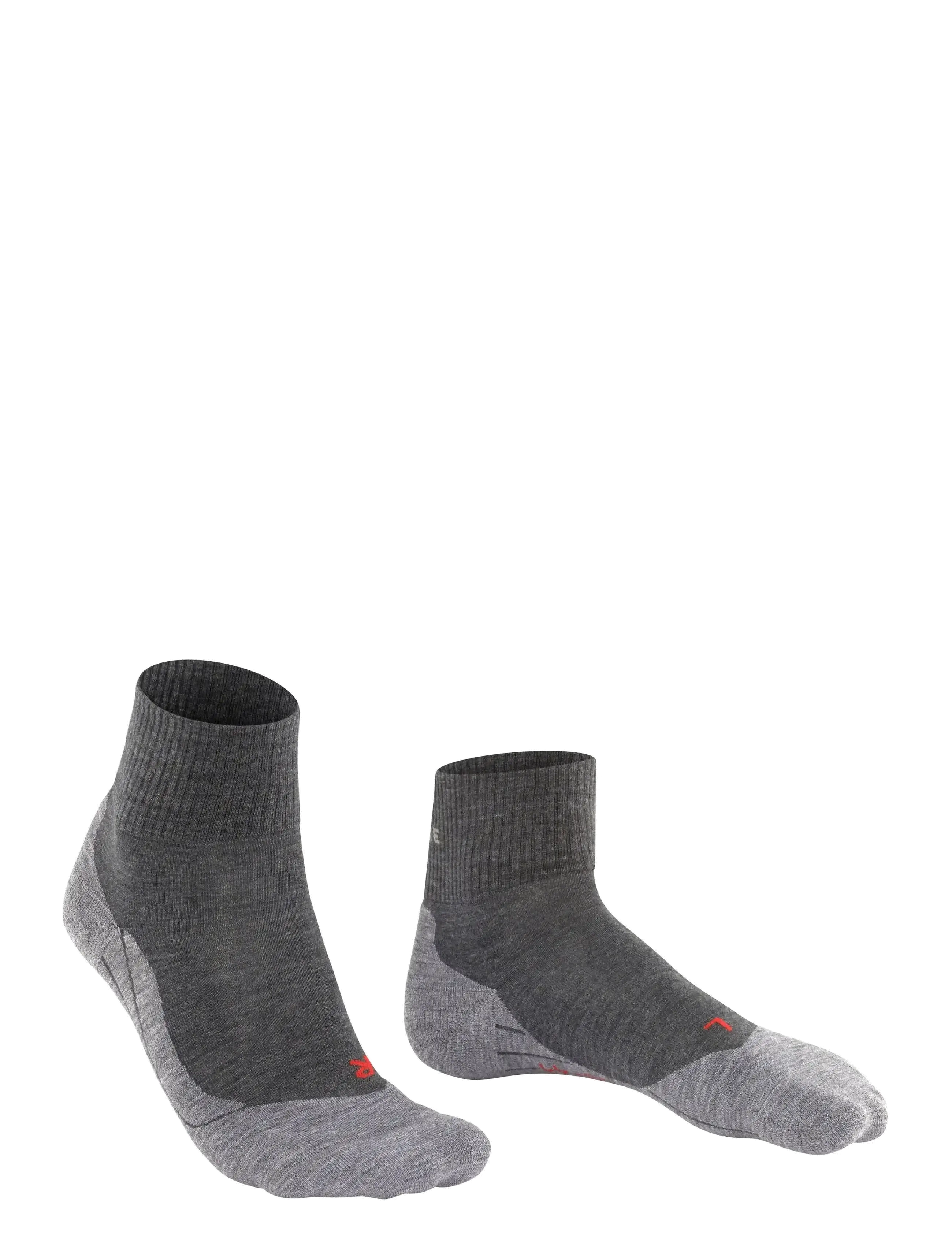 Falke Sport - TK5 Short Trekking Light-cushioned - sporta zeķes - asphalt mel. - 4
