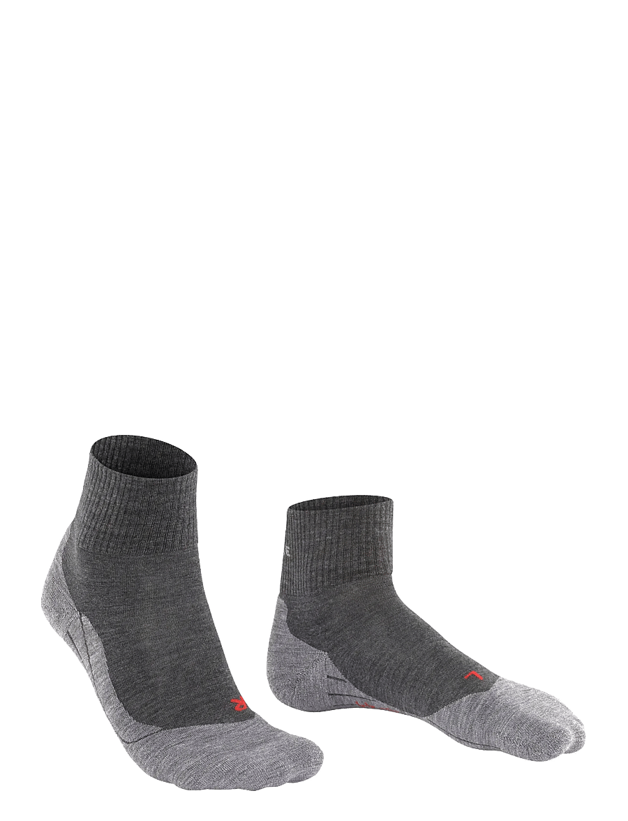Falke Sport - TK5 Short Trekking Light-cushioned - sporta zeķes - asphalt mel. - 4