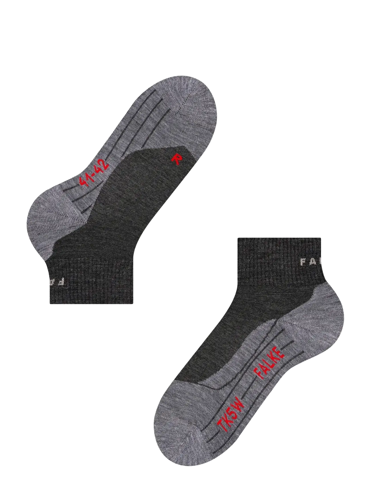 Falke Sport - TK5 Short Trekking Light-cushioned - underkläder och strumpor - asphalt mel. - 3