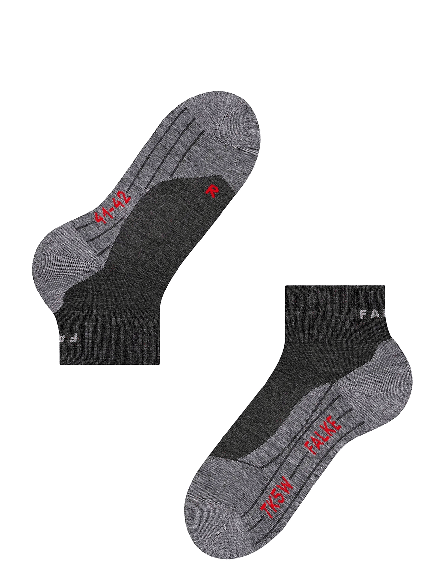 Falke Sport - TK5 Short Trekking Light-cushioned - underkläder och strumpor - asphalt mel. - 3