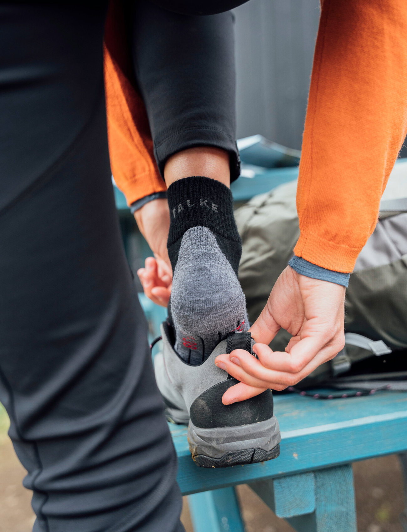 Falke Sport - FALKE TK5 Wander Short Women - tøj - light grey - 0