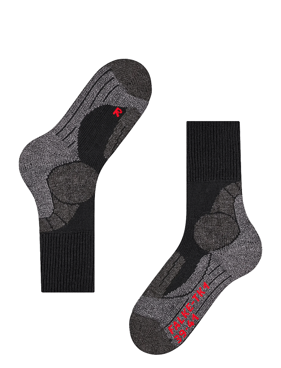 Falke Sport - TK1 Trekking Extra-strong cushioned - Íþróttasokkar - black-mix - 3