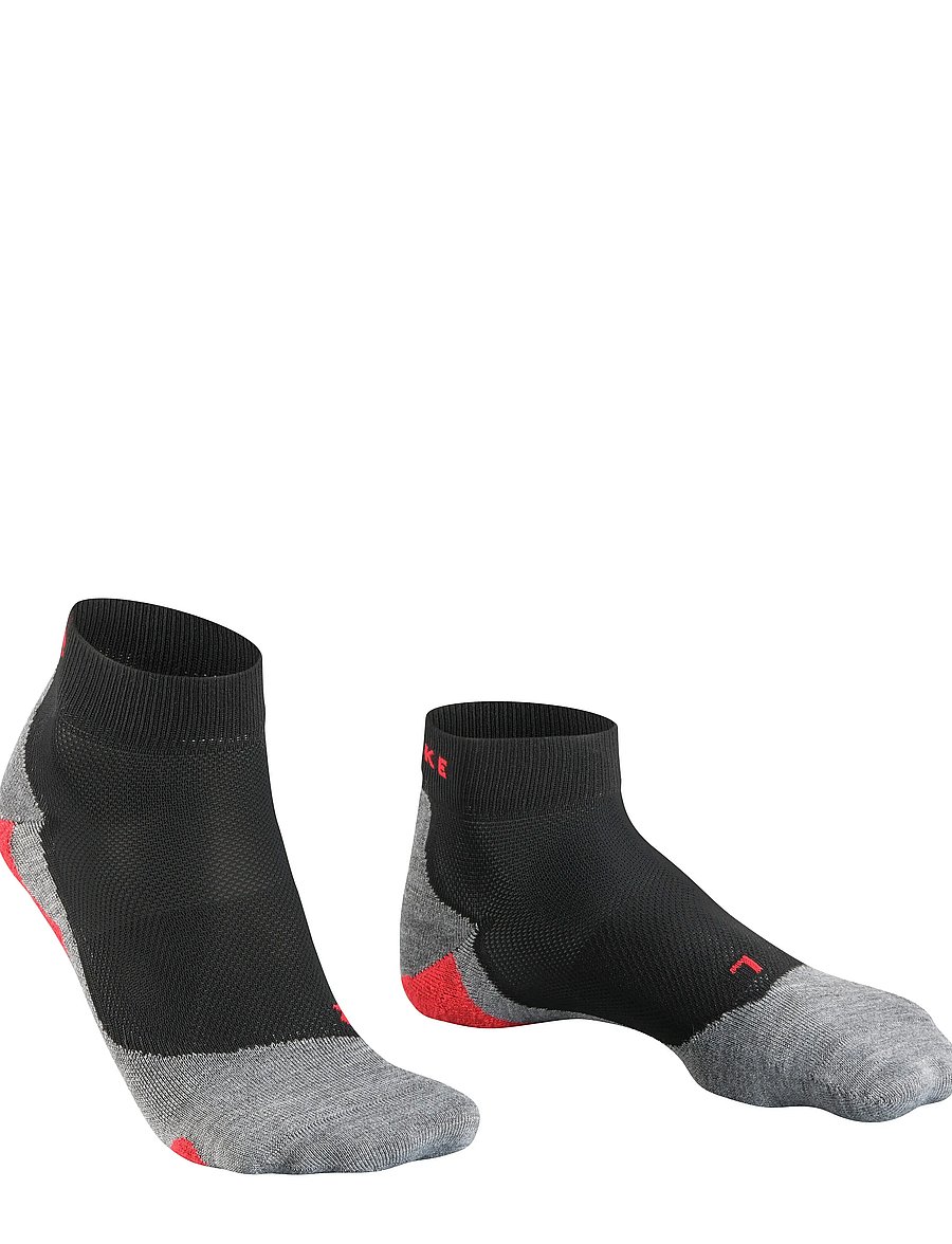 Falke Sport - RU5 Short Running extra-light-cushioned - kousen - black-mix - 2