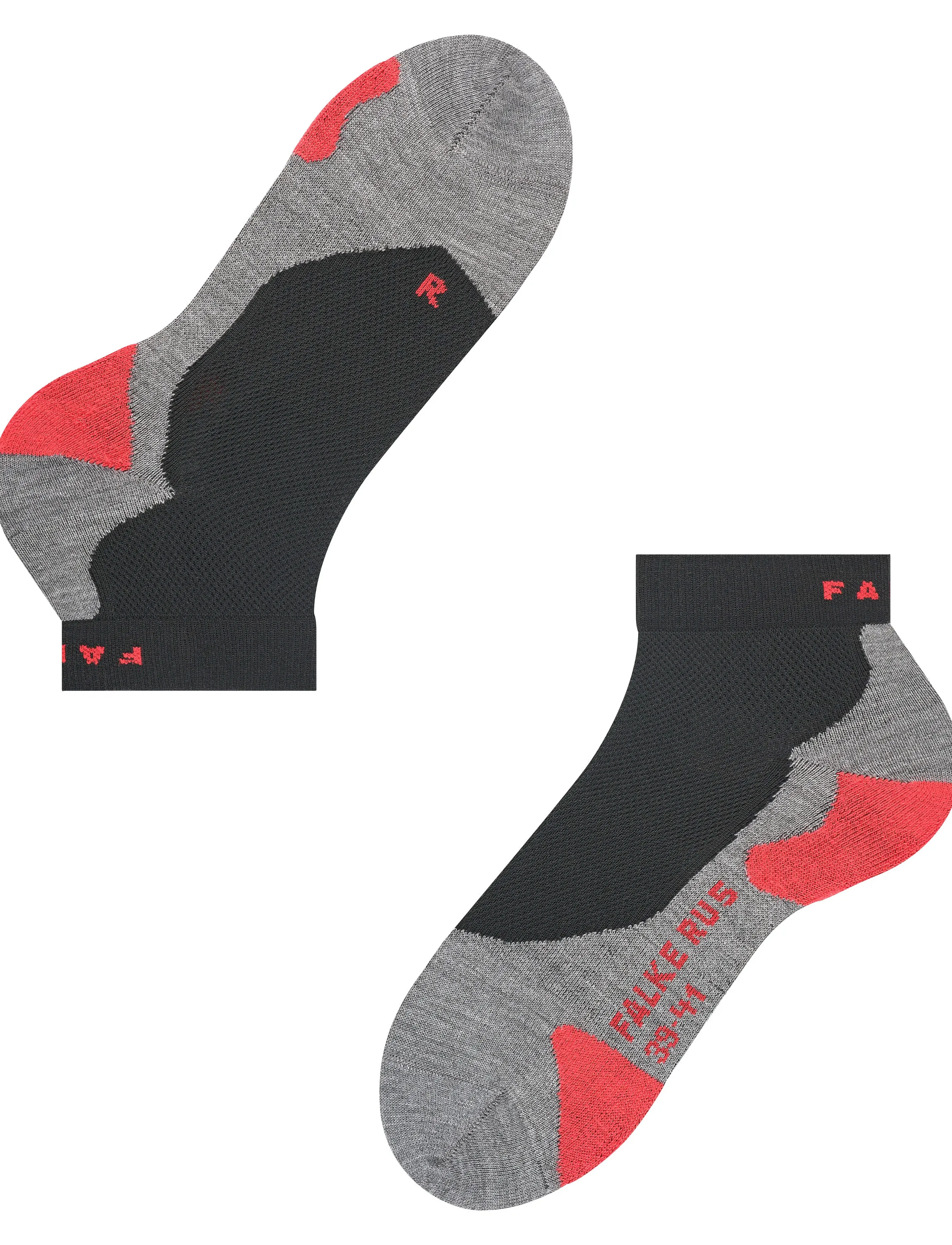 Falke Sport - RU5 Short Running extra-light-cushioned - strümpfe - black-mix - 5