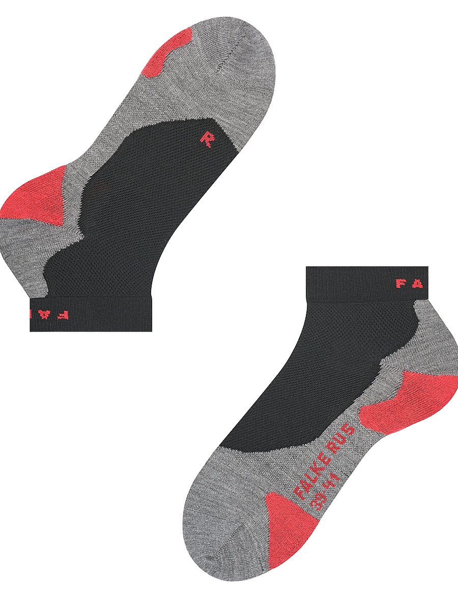 Falke Sport - RU5 Short Running extra-light-cushioned - kousen - black-mix - 5