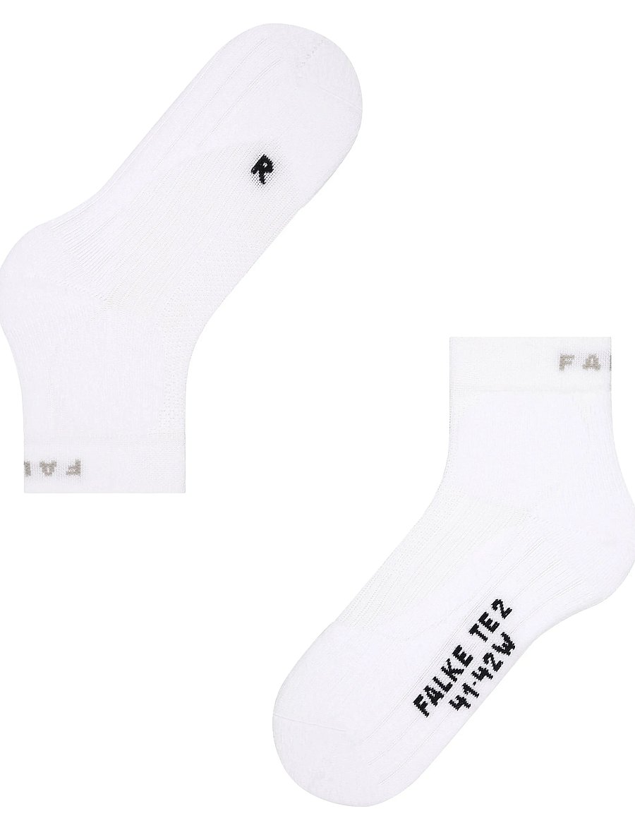 Falke Sport - TE2 Short Tennis medium-cushioned - Íþróttasokkar - white - 5