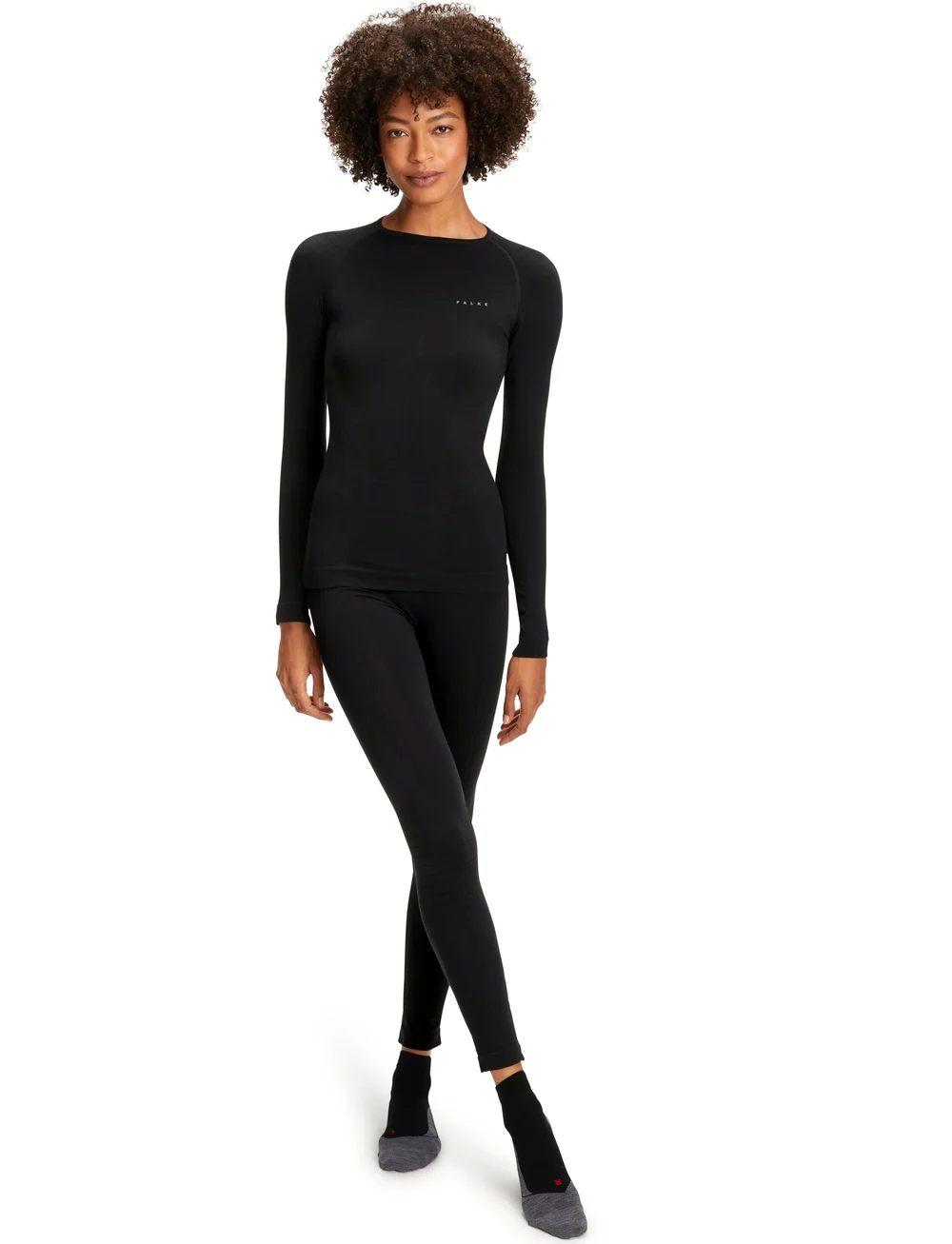 Falke Sport - W Long Tights w - trainingstights - black - 5