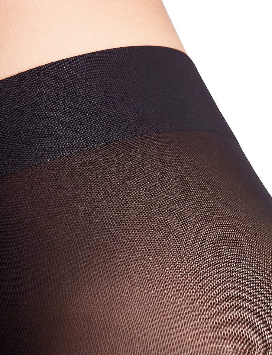 Falke Women - Matt Deluxe 30 Denier transparent matt - særlige begivenheder - black - 4