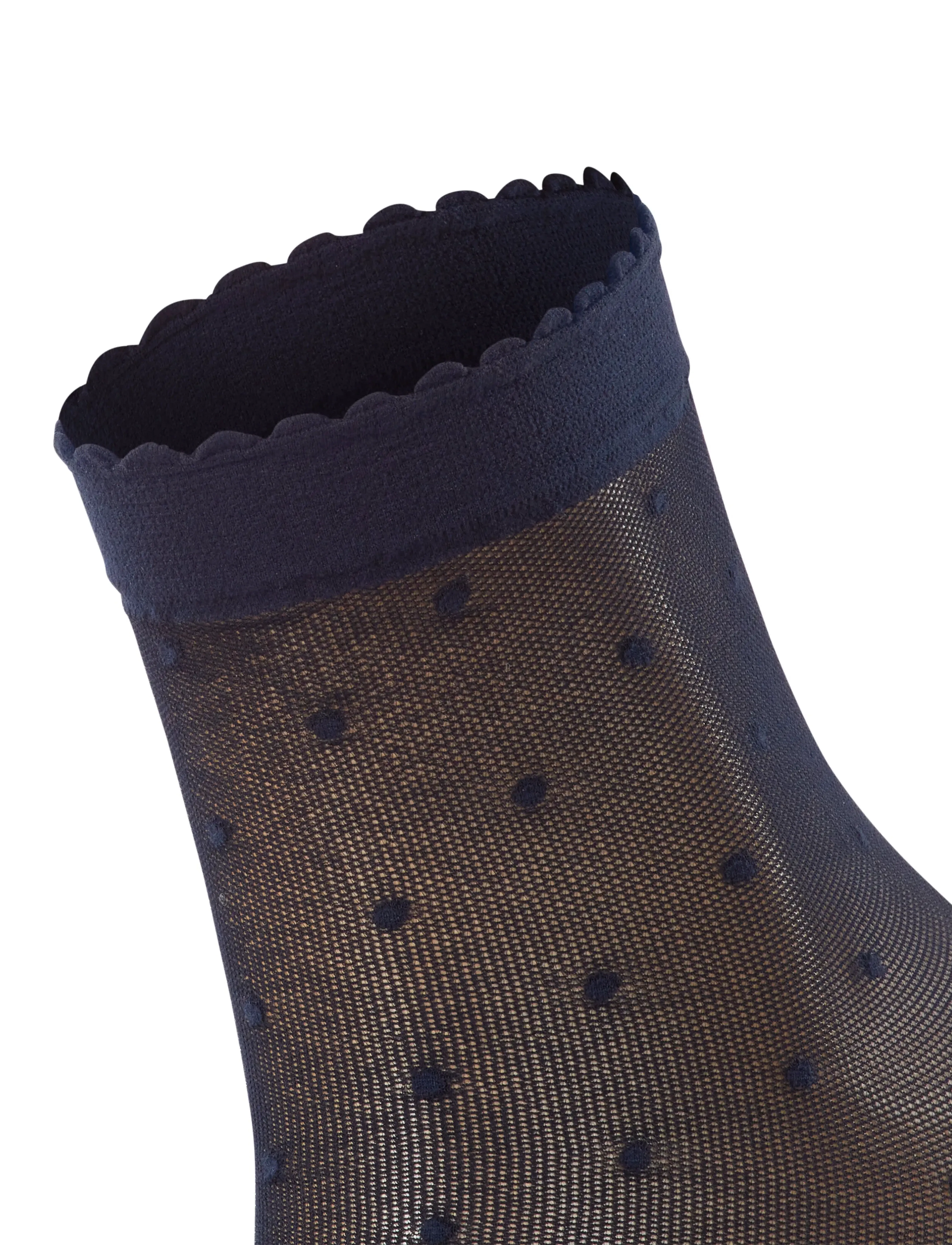 Falke Women - Dot 15 Denier Transparent matt - normale socken - marine - 4