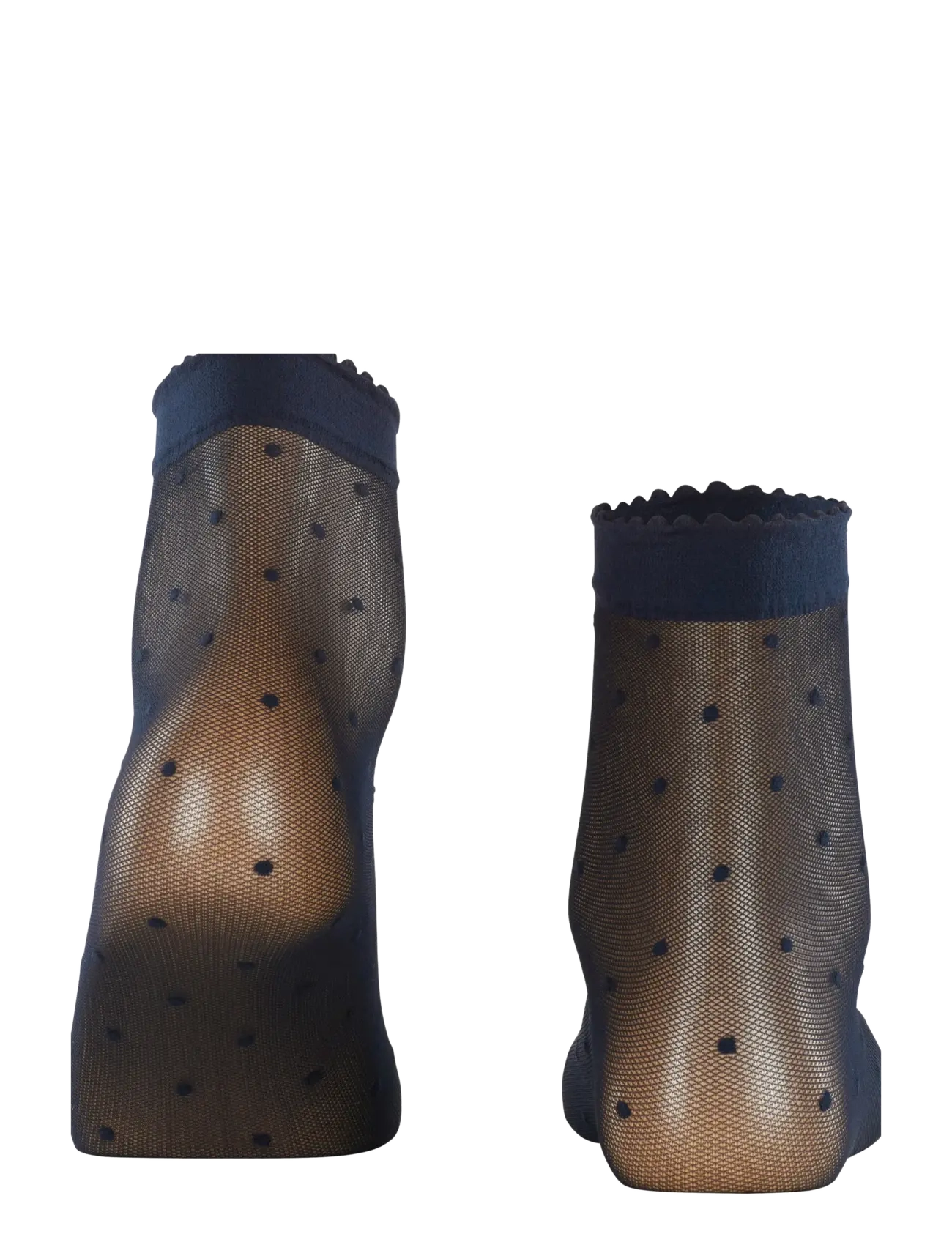 Falke Women - Dot 15 Denier Transparent matt - normale socken - marine - 1