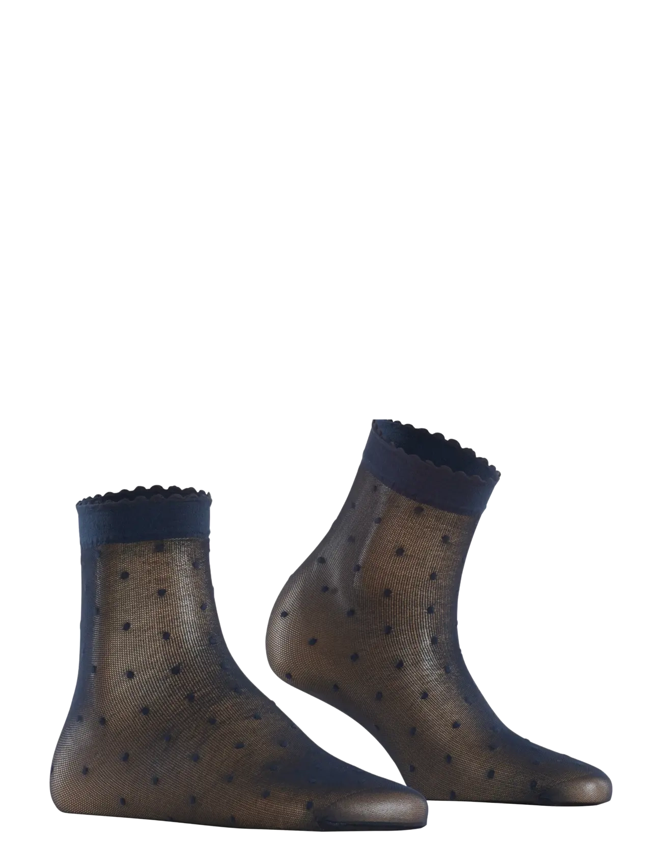 Falke Women - Dot 15 Denier Transparent matt - normale socken - marine - 2