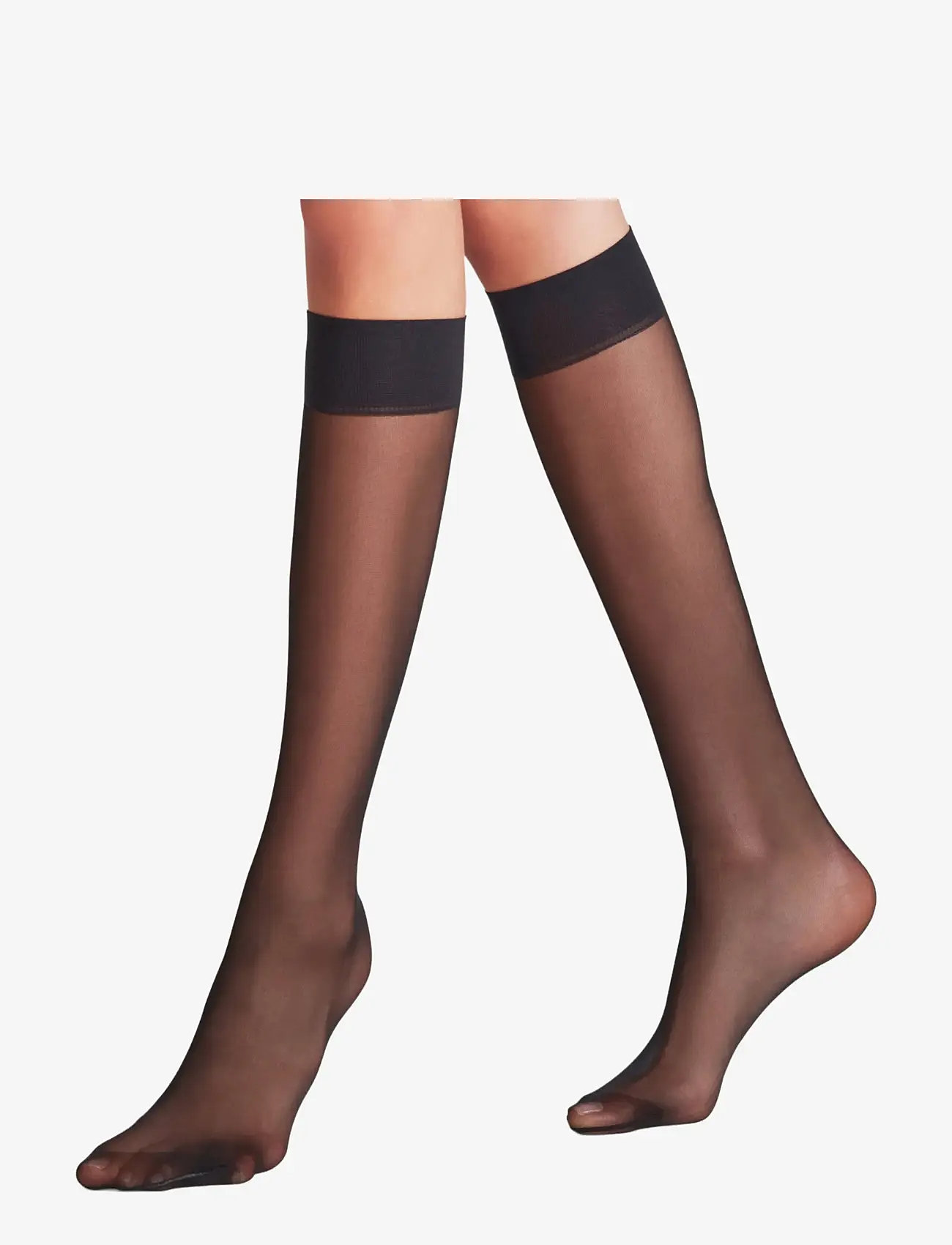 Falke Women - Matt Deluxe transparent - kniestrümpfe - black - 1