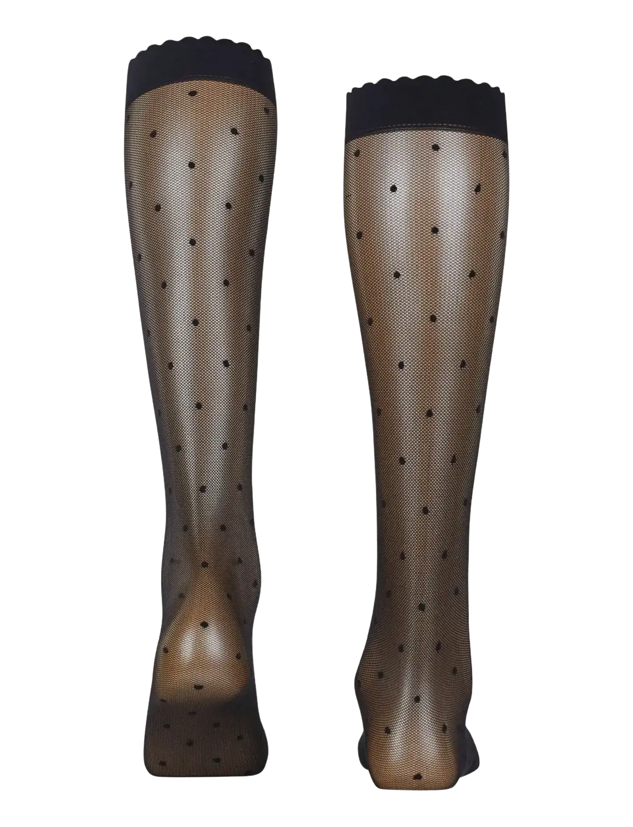 Falke Women - Dot 15 Denier Transparent matt - kolanówki - black - 2