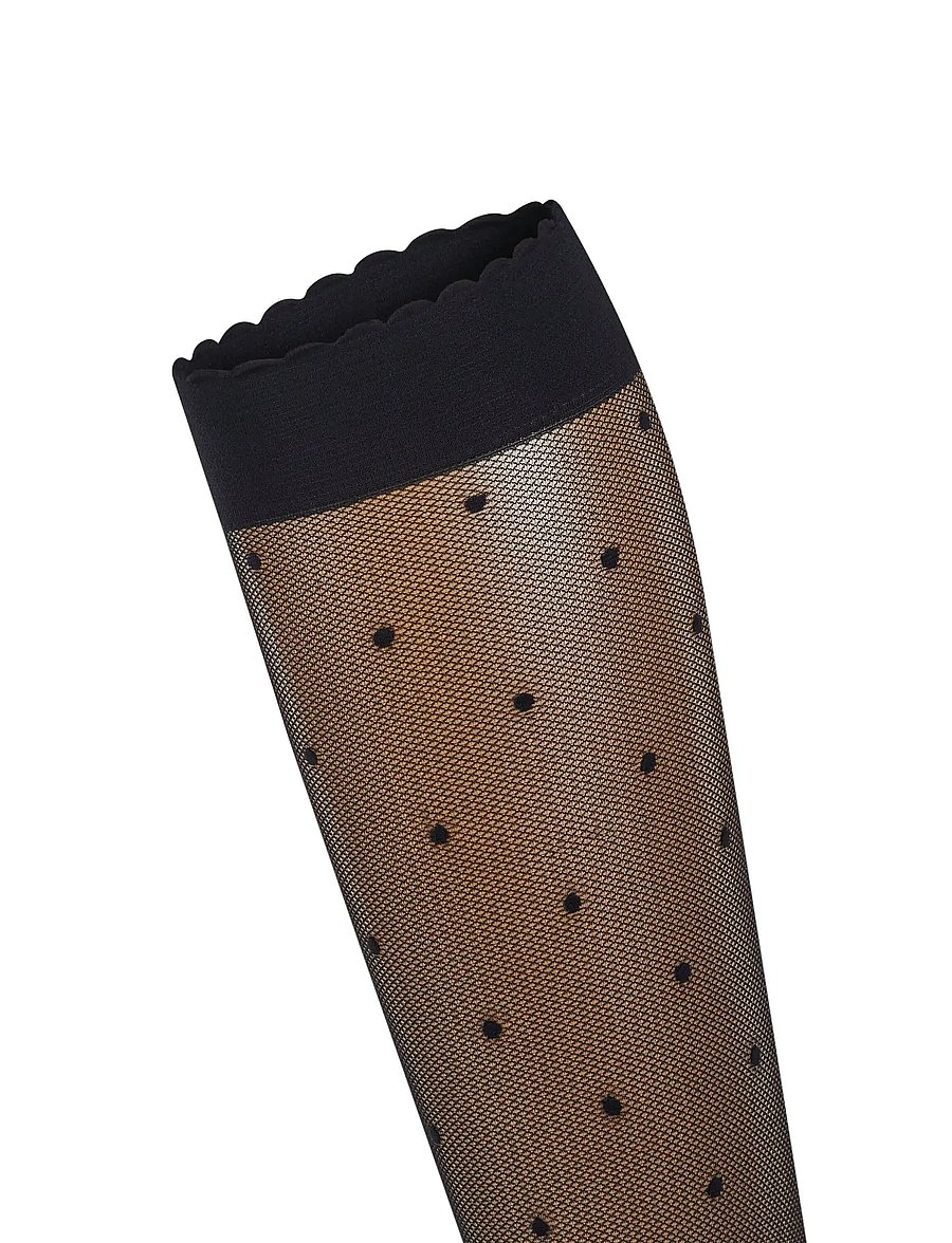 Falke Women - Dot 15 Denier Transparent matt - kniestrümpfe - black - 4