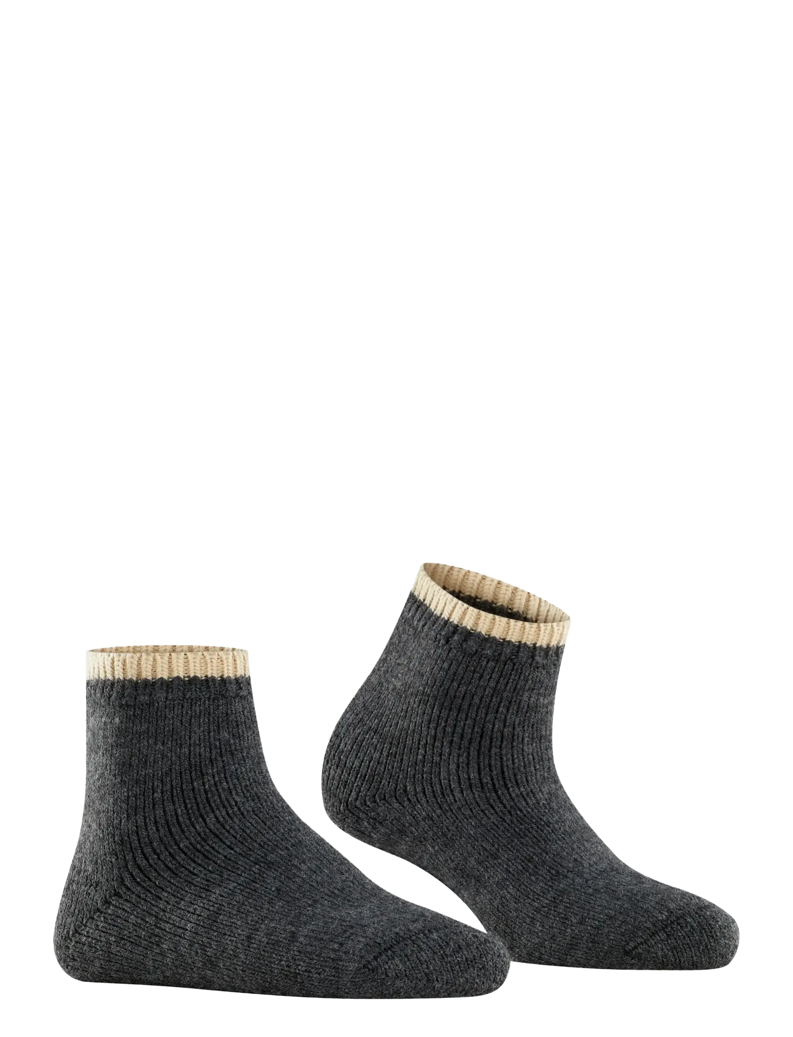 FALKE Damen Falke Cosy Plush Sso Grau - 35-38 - Damen