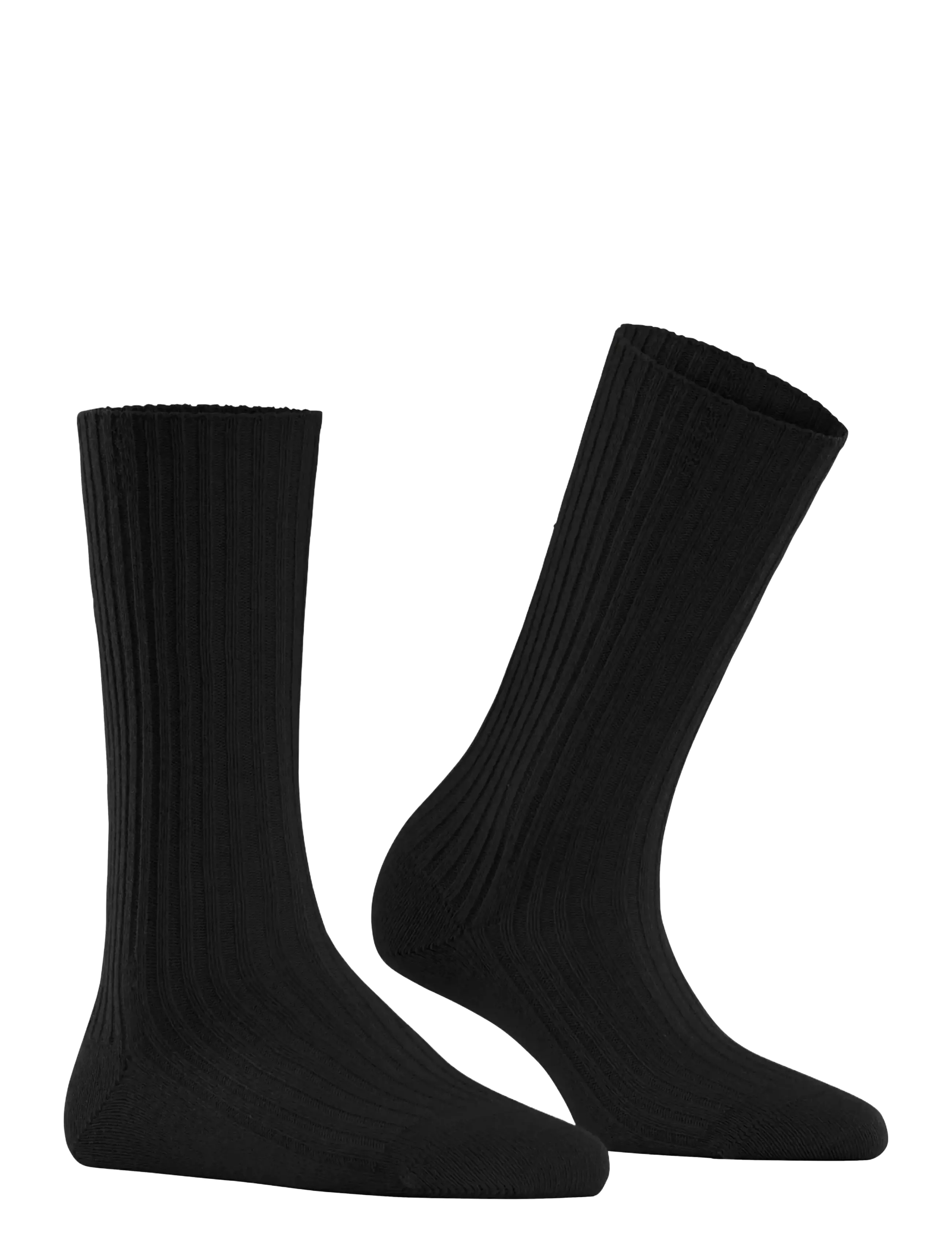 Falke Women - Cosy Wool Boot sock warm - kaschmir - black 3000 - 1