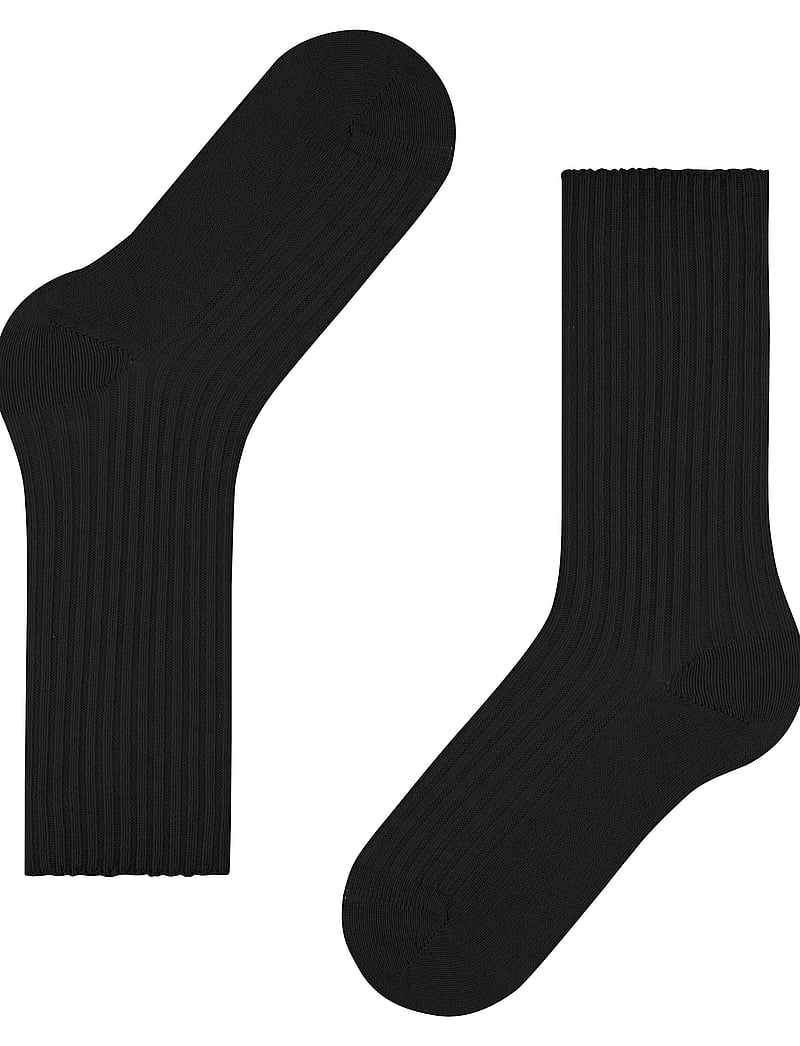 Falke Women - Cosy Wool Boot sock warm - cashmere - black 3000 - 5