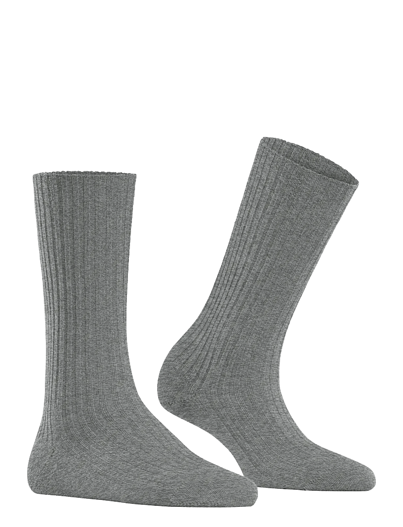 Falke Women - Cosy Wool Boot sock warm - cashmere - light grey melange 3390 - 0