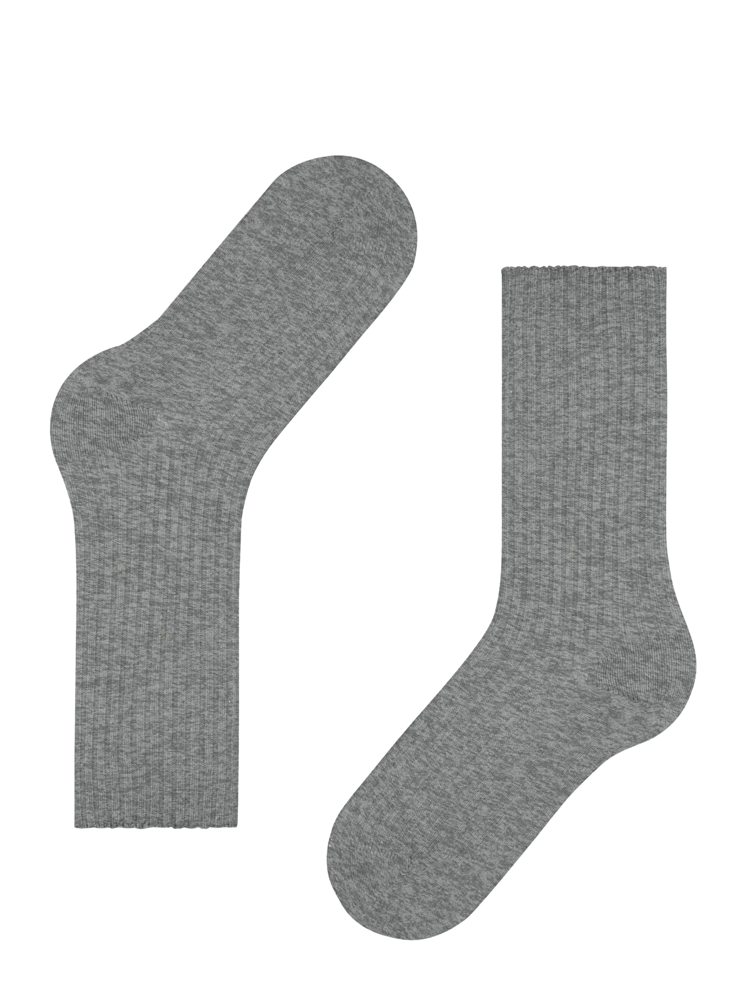 Falke Women - Cosy Wool Boot sock warm - kaschmir - light grey melange 3390 - 1