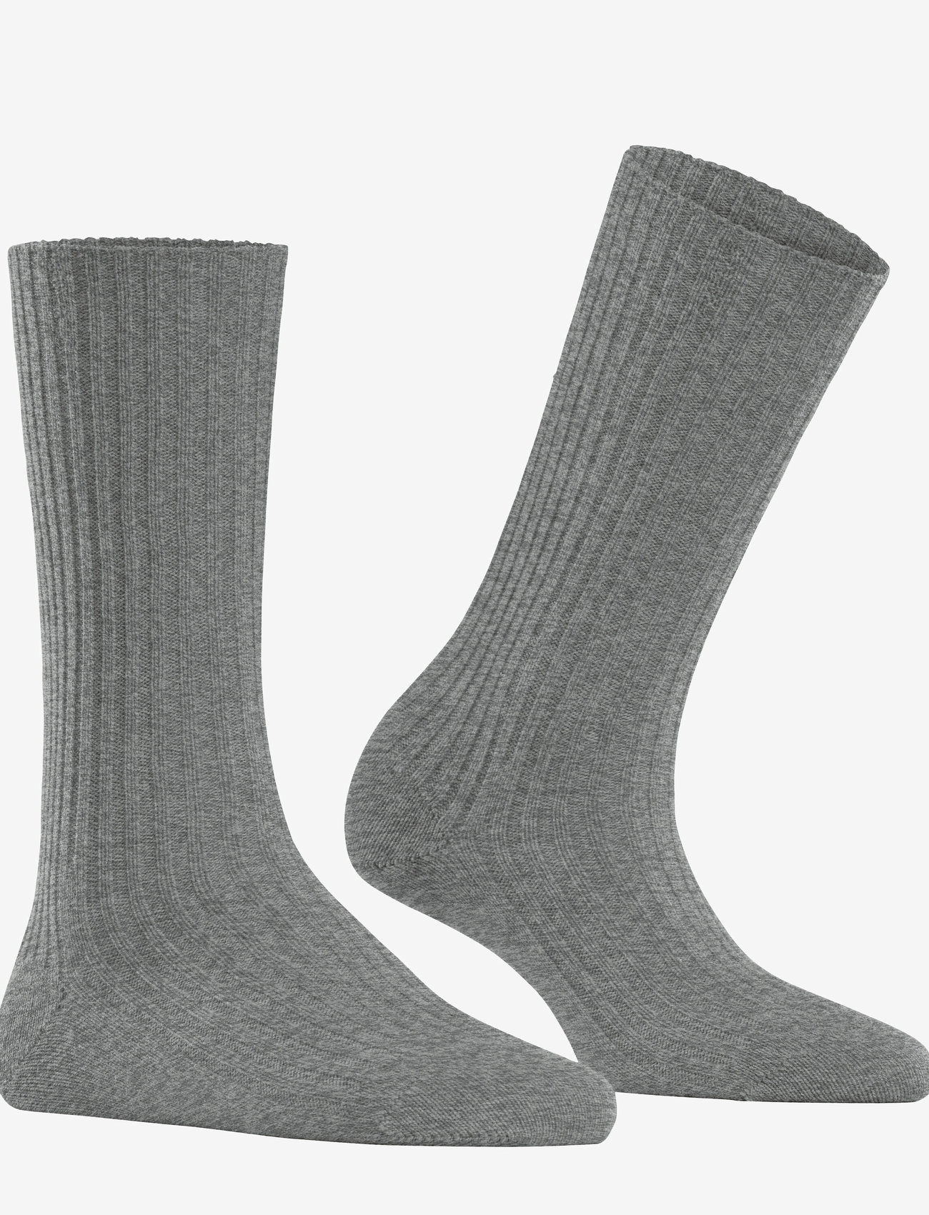 Falke Women - Cosy Wool Boot sock warm - cashmere - light grey melange 3390 - 3