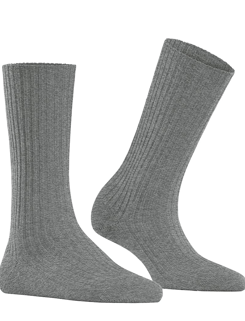 Falke Women - Cosy Wool Boot sock warm - cashmere - light grey melange 3390 - 3