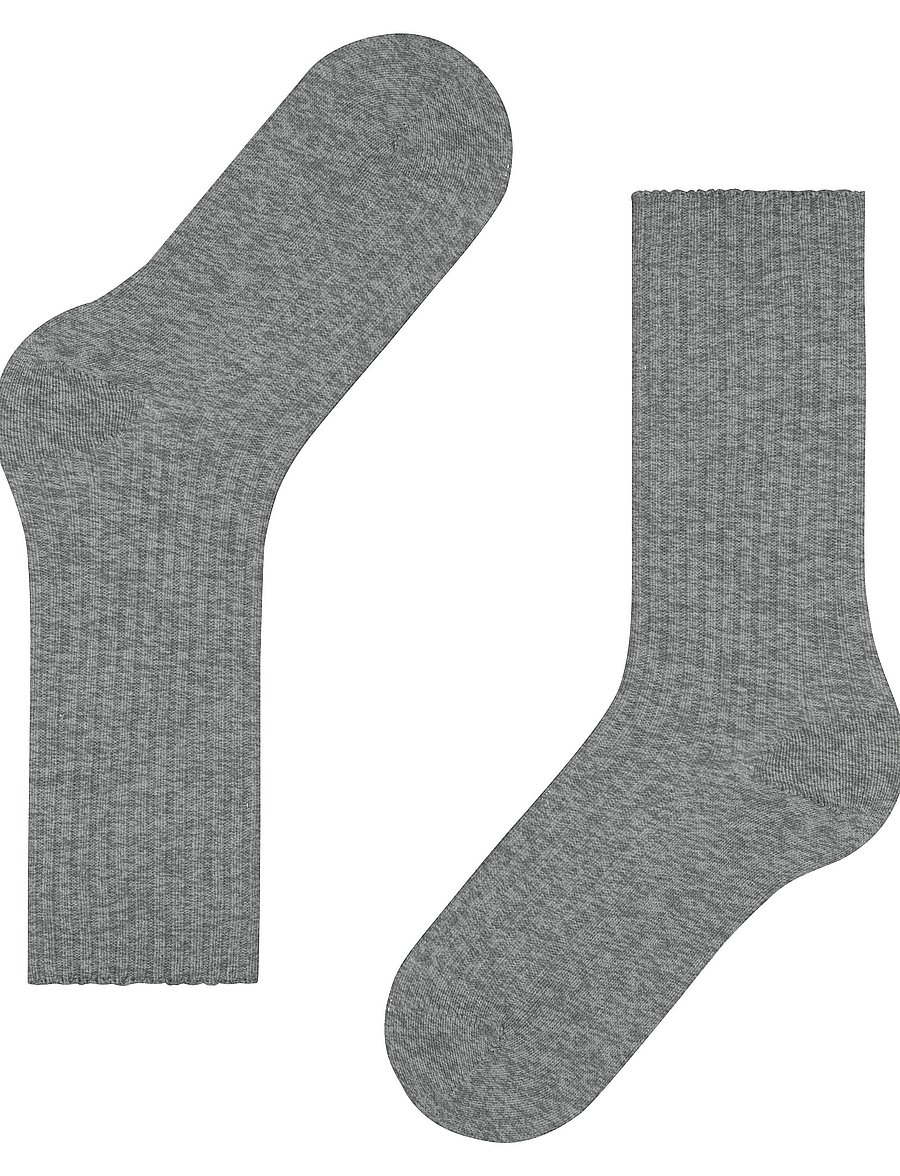 Falke Women - Cosy Wool Boot sock warm - kaschmir - light grey melange 3390 - 5