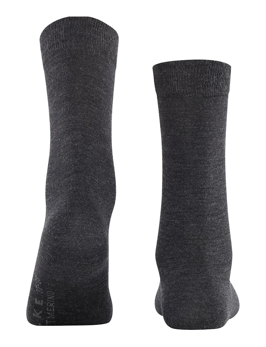 Falke Women - Softmerino SO - almindelige strømper - anthra.mel - 1