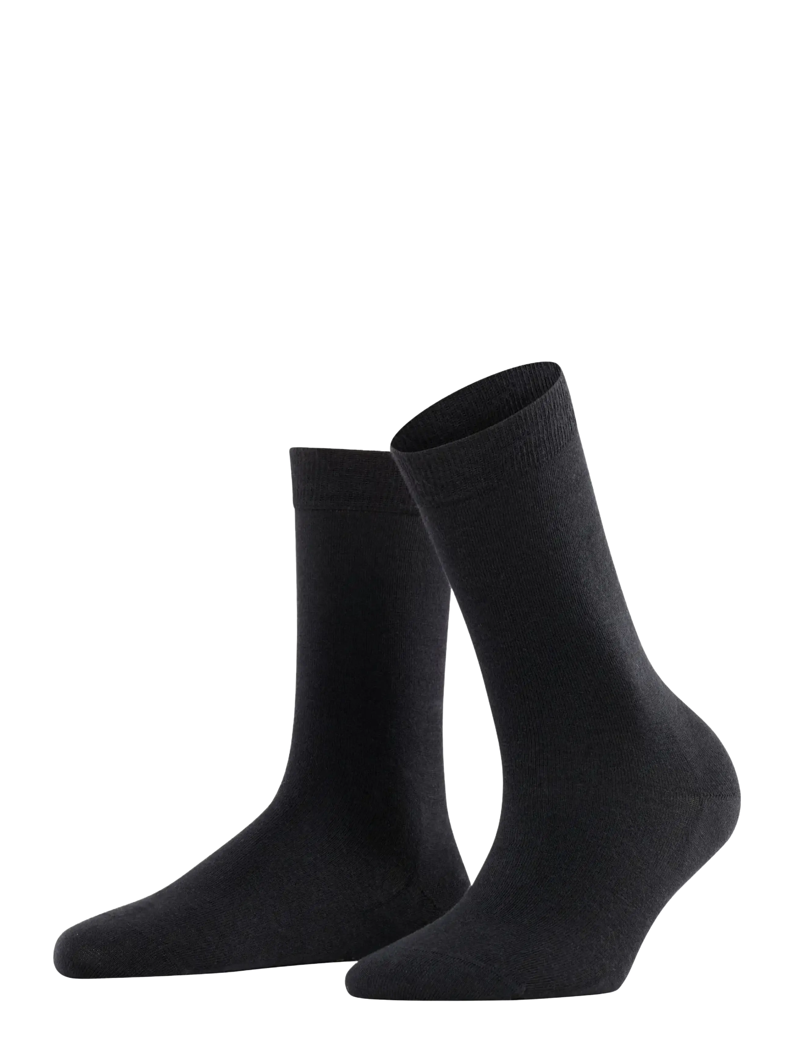 Falke Women Softmerino pressure-free toe - Falke - BLACK / black