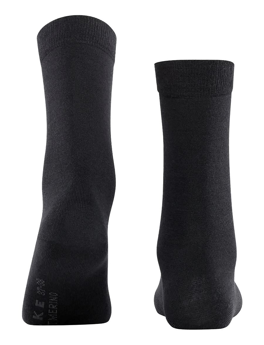 Falke Women - Softmerino pressure-free toe - regular socks - black - 1