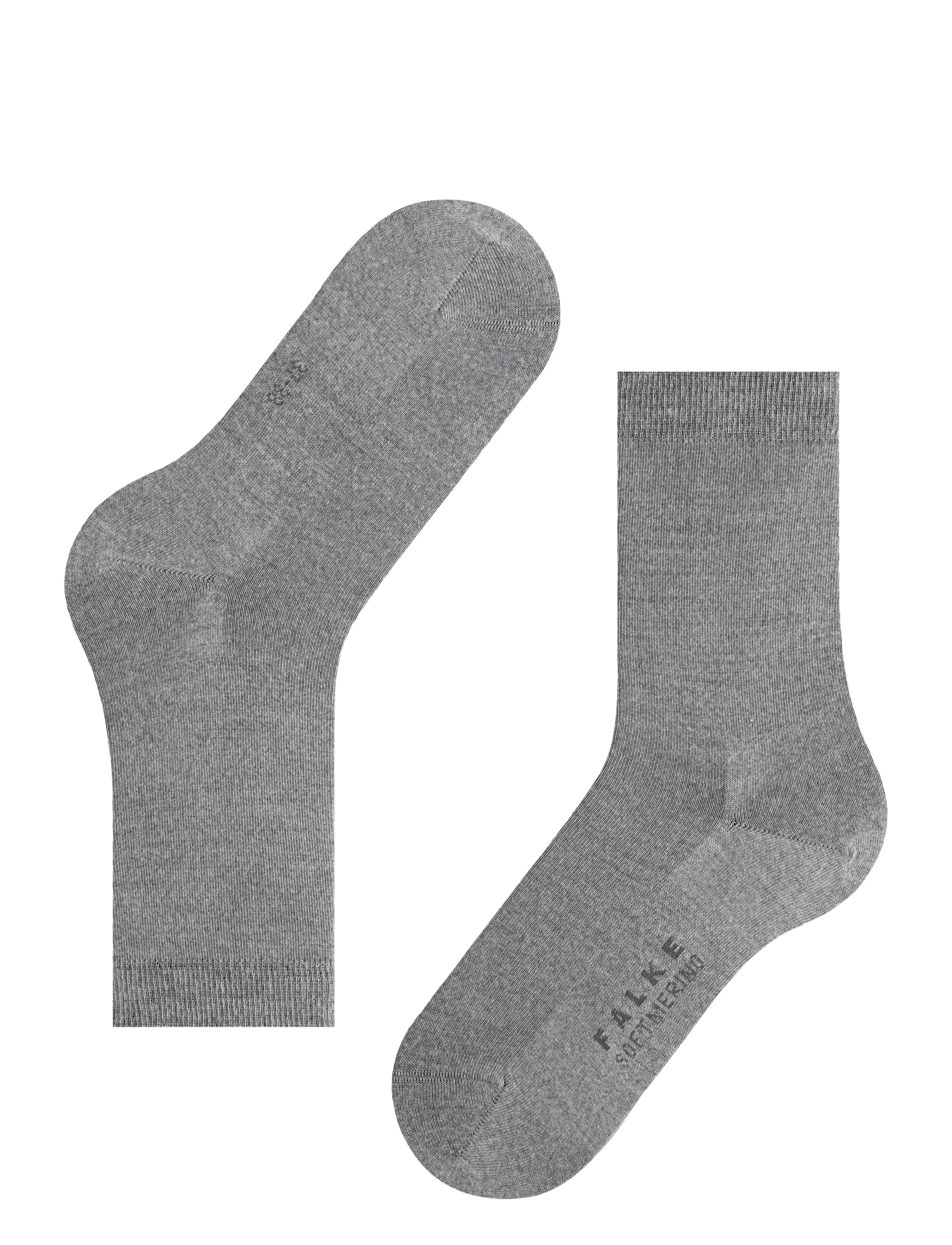 Falke Women - Softmerino pressure-free toe - almindelige strømper - light grey mel. - 4