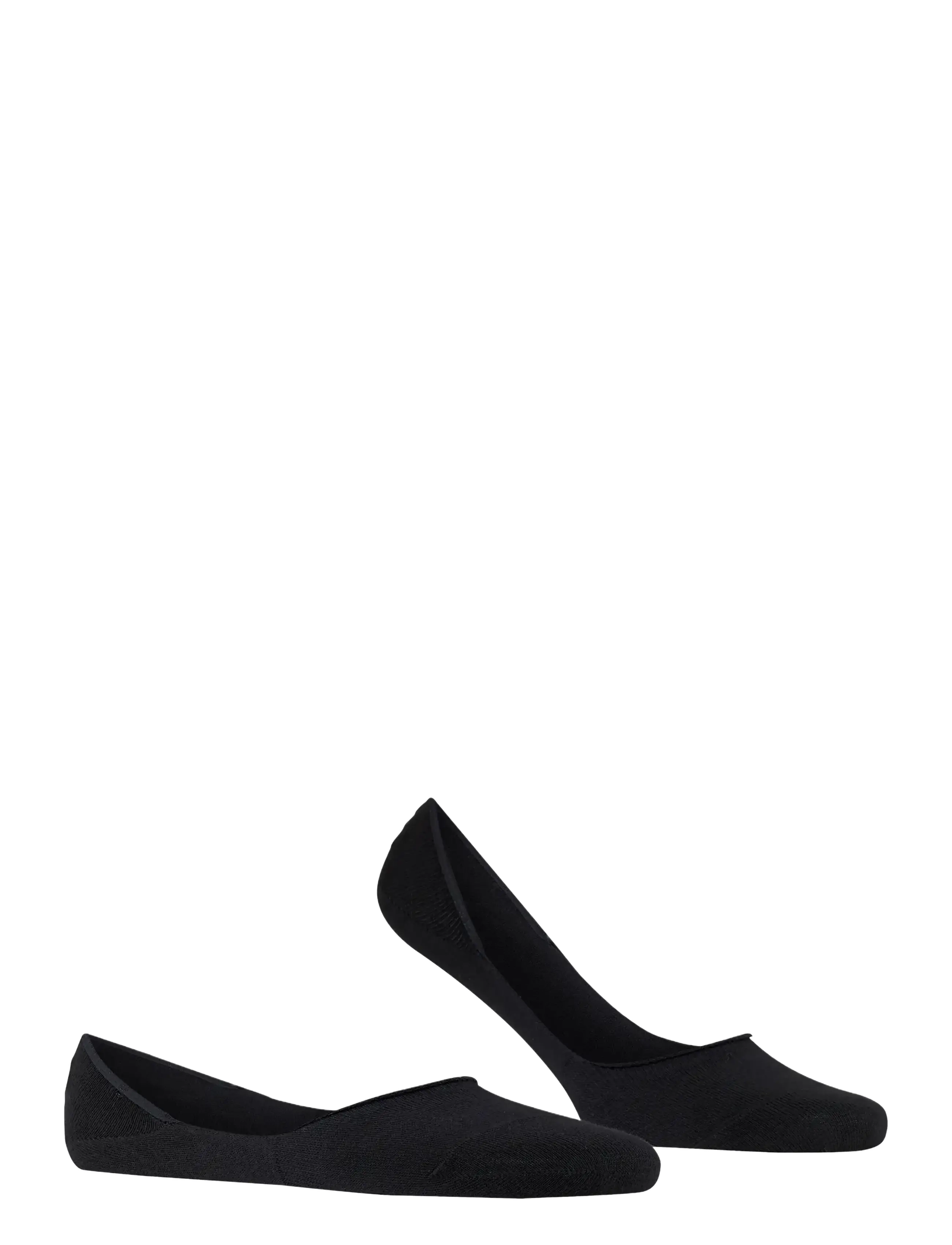 Falke Invisible Step Medium Cut Box hidden in shoe - Kojinės - BLACK / black