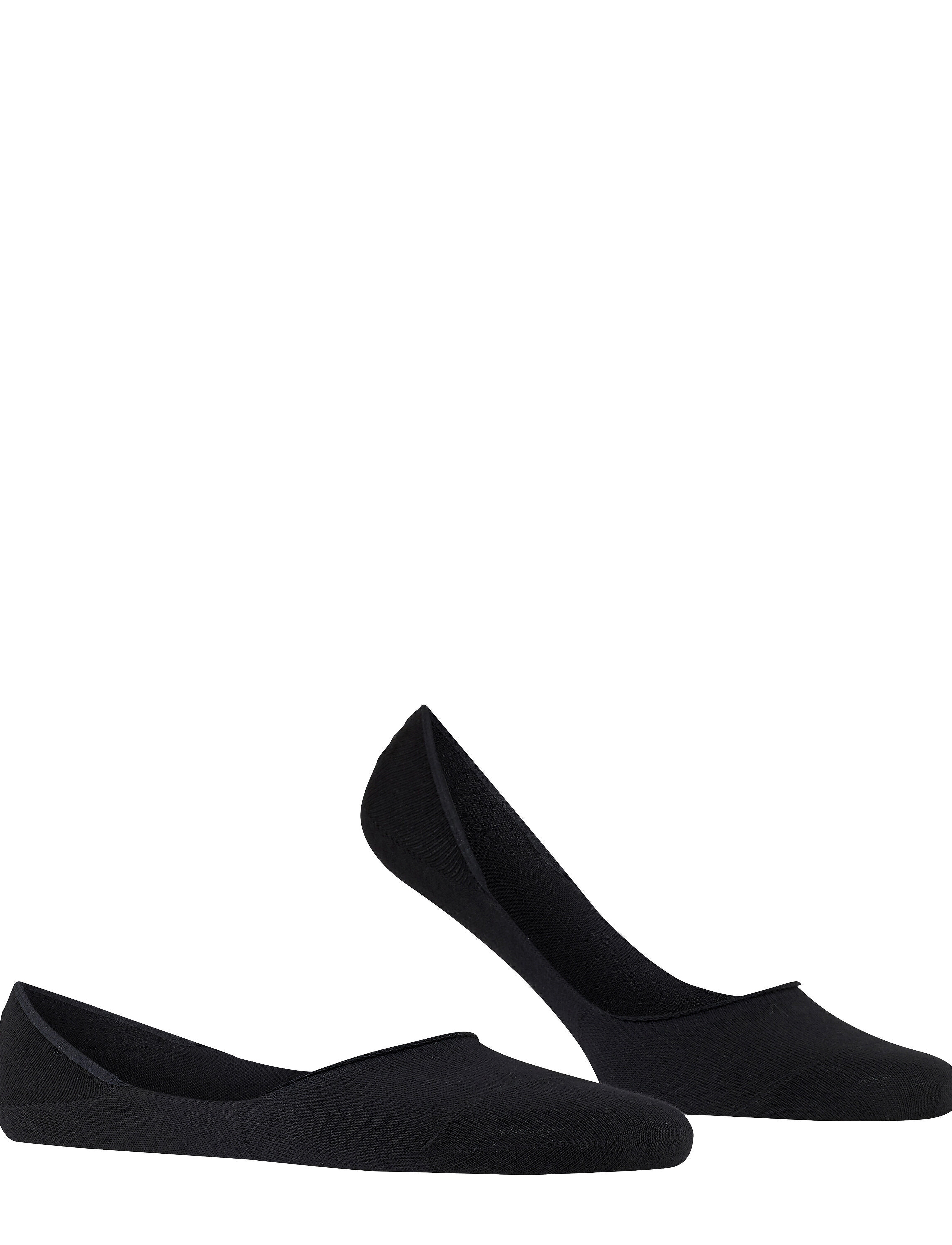 Falke - Invisible Step Medium Cut Box hidden in shoe - sneackersocken - black - 2