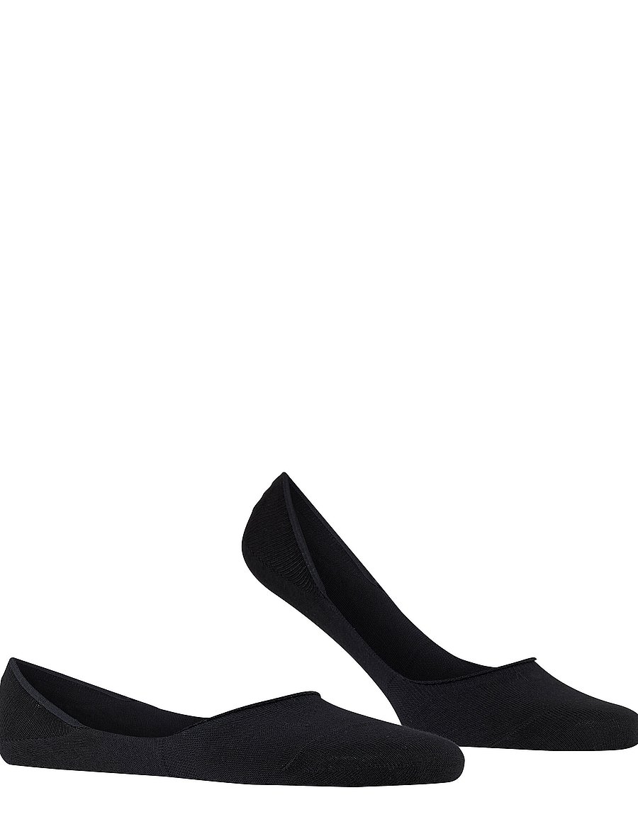 Falke - Invisible Step Medium Cut Box hidden in shoe - sneackersocken - black - 2