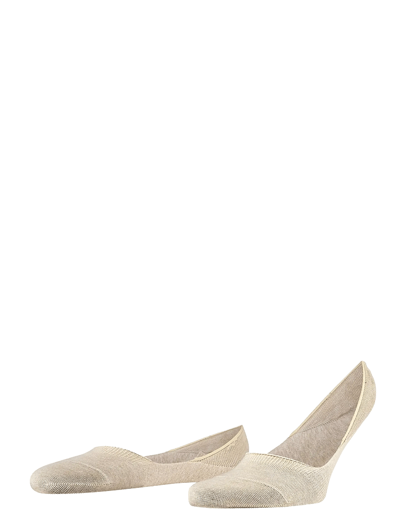 Falke - Invisible Step Medium Cut Box hidden in shoe - ankelsokker - sand mel. - 0